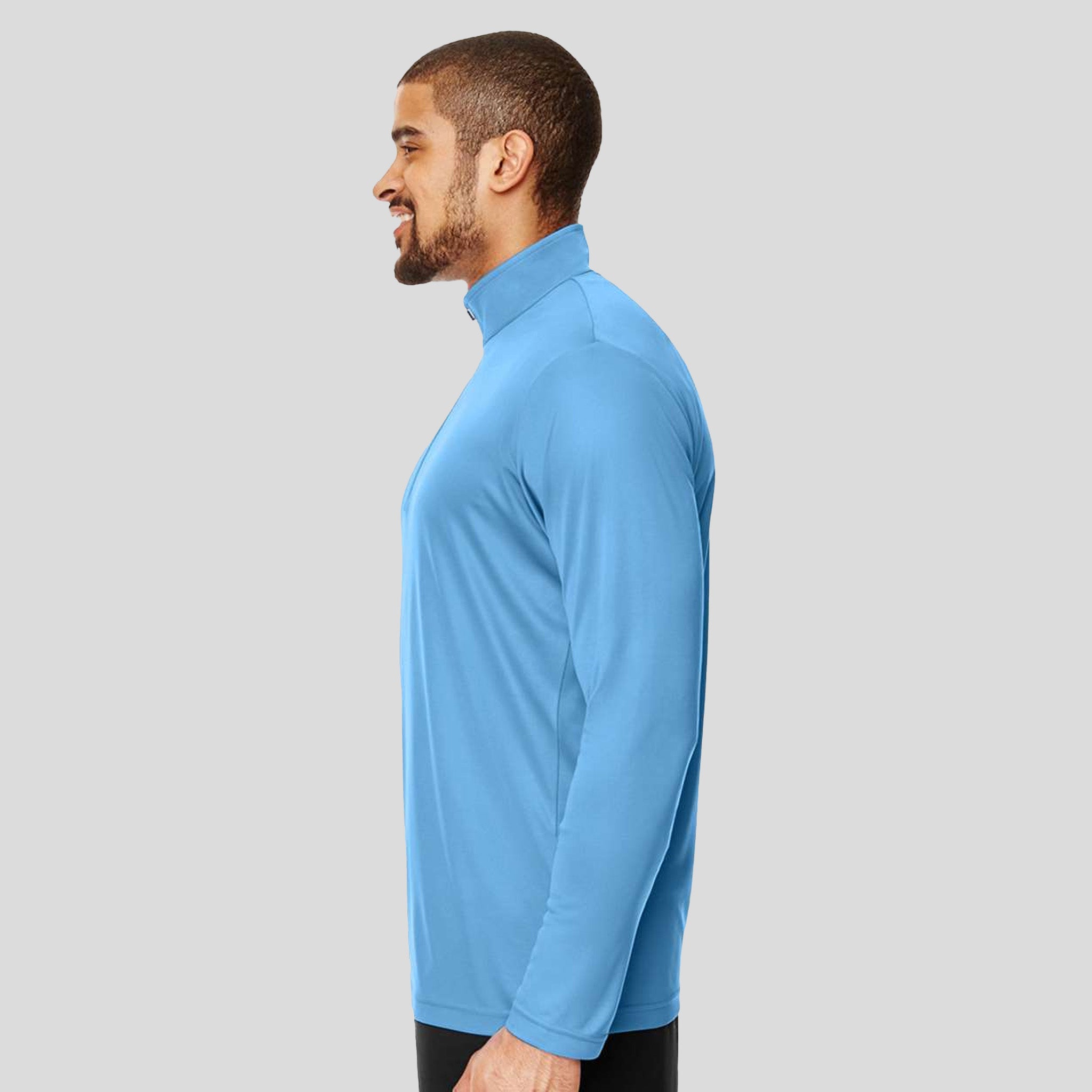 Men's Zone Performance Quarter-Zip Pullover | Sport Light Blue