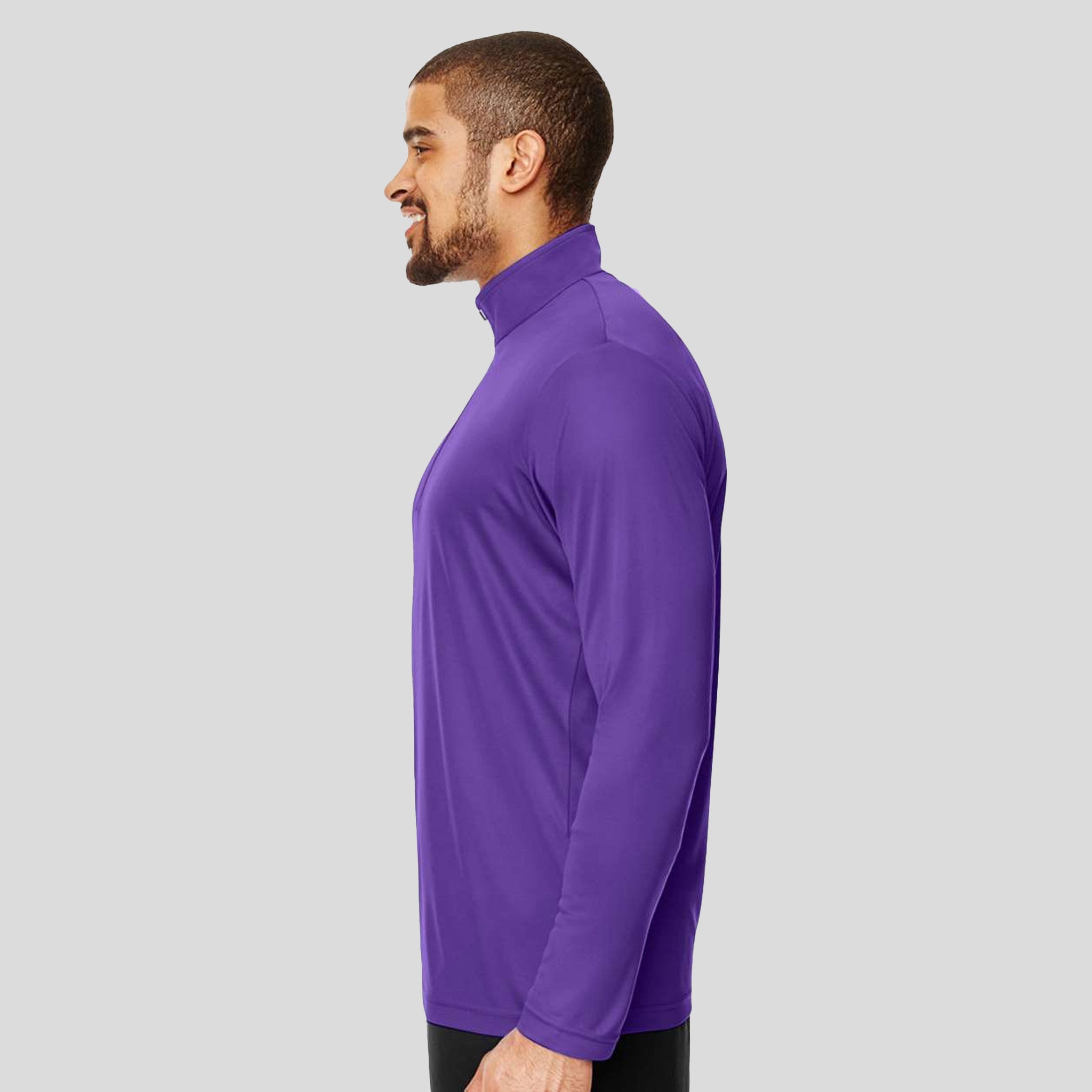 Men's Zone Performance Quarter-Zip Pullover | Sport Purple