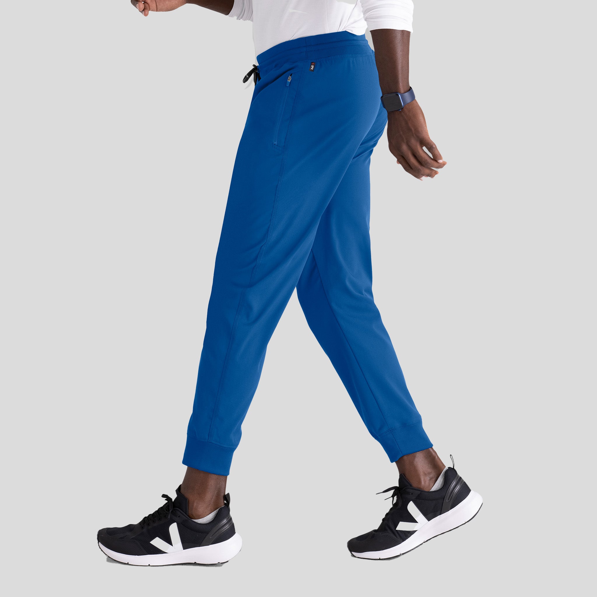 Kim 3-Pocket Mid-Rise Straight Leg Scrub Pant | Royal