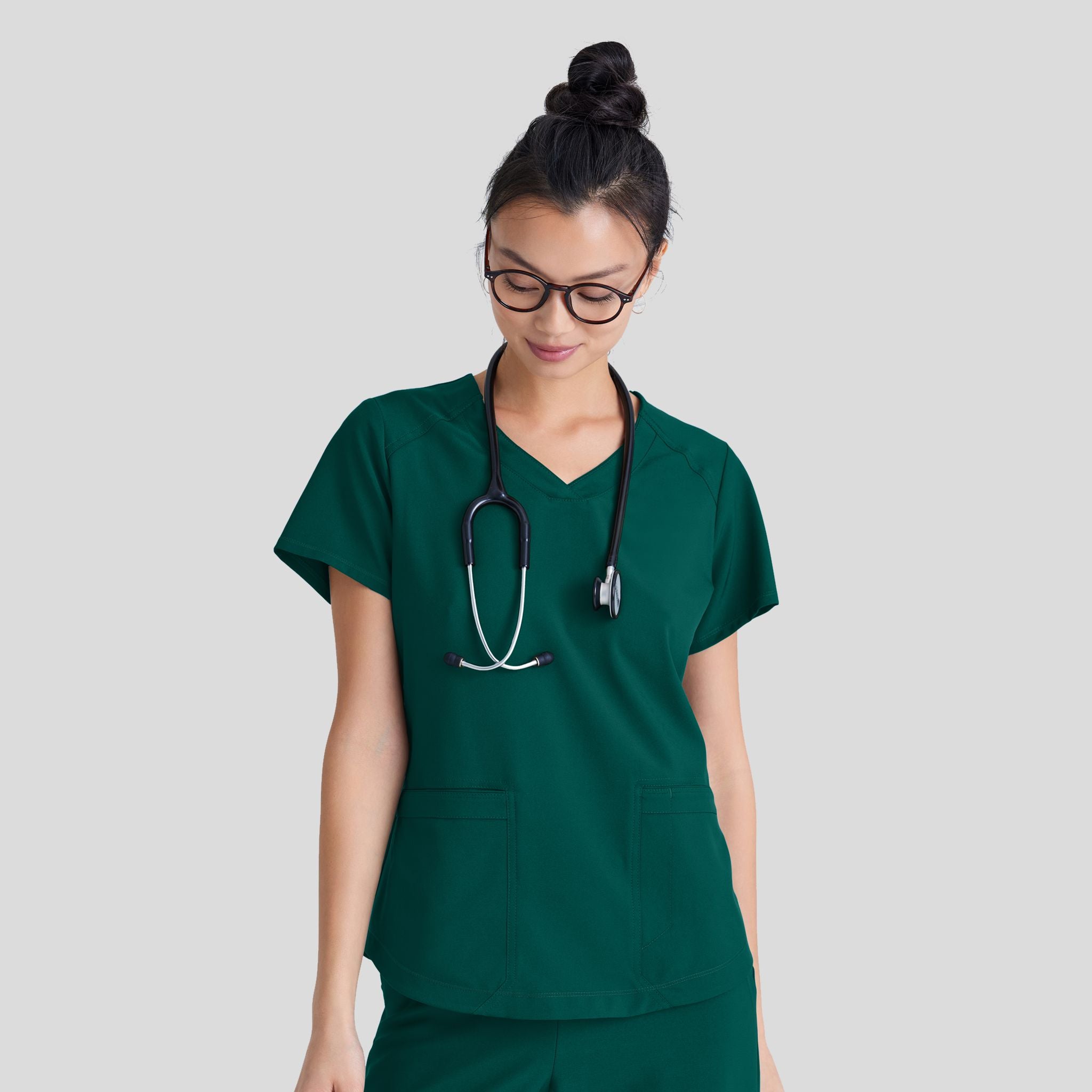Rhythm Scrub Top | Hunter