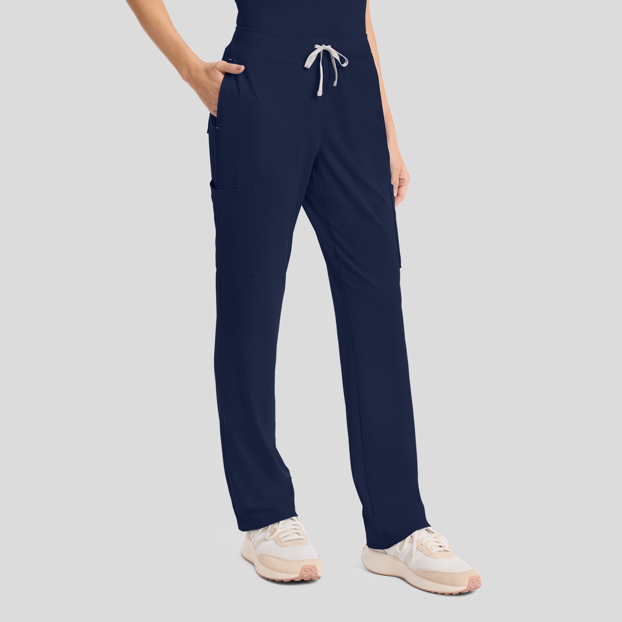 Achieve Pull-On Straight Leg Scrub Pant | Navy
