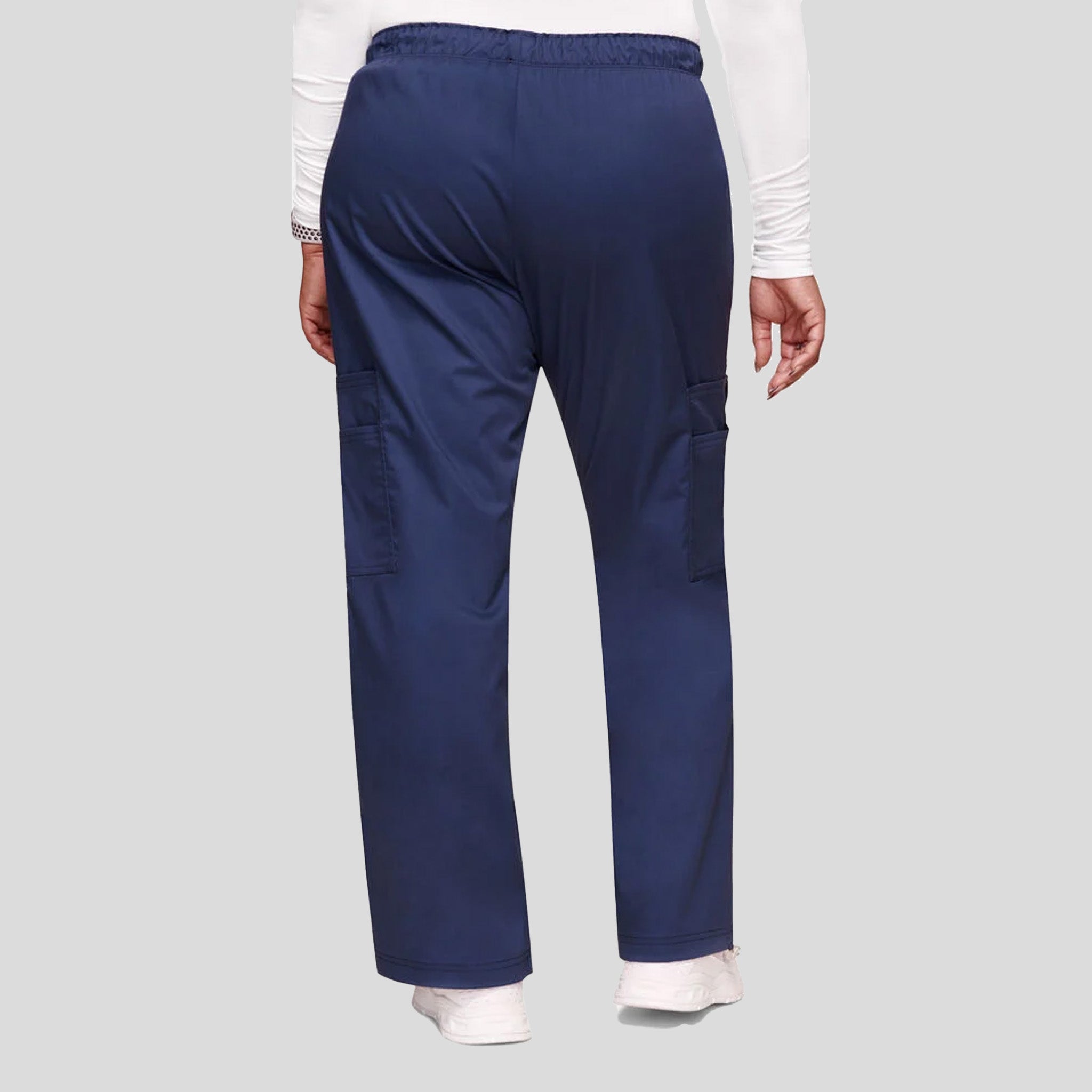 Elastic Waist Scrub Pant | Navy
