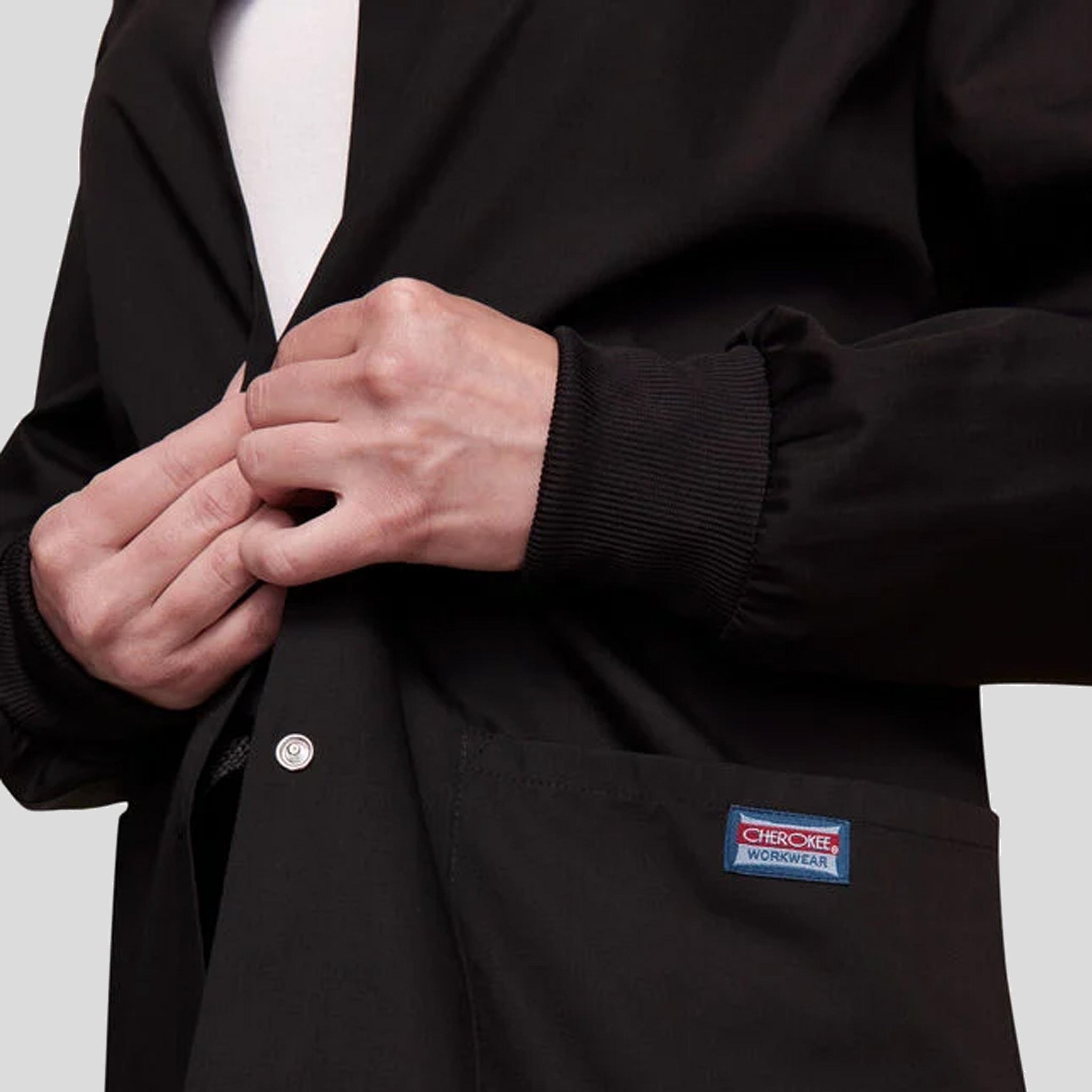 Women's Snap Front Jacket | Black