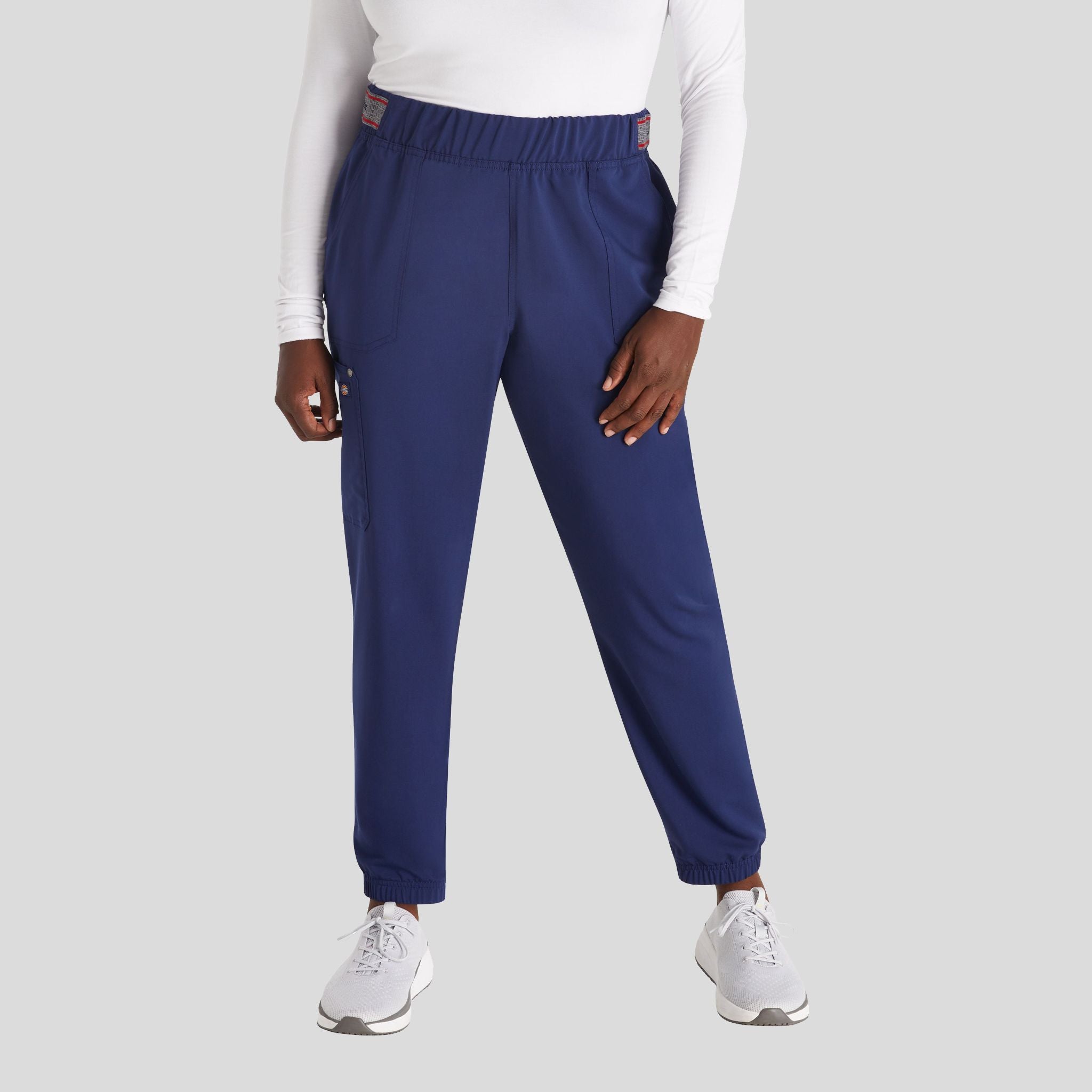 Women's Mid Rise Jogger Scrub Pant | Navy
