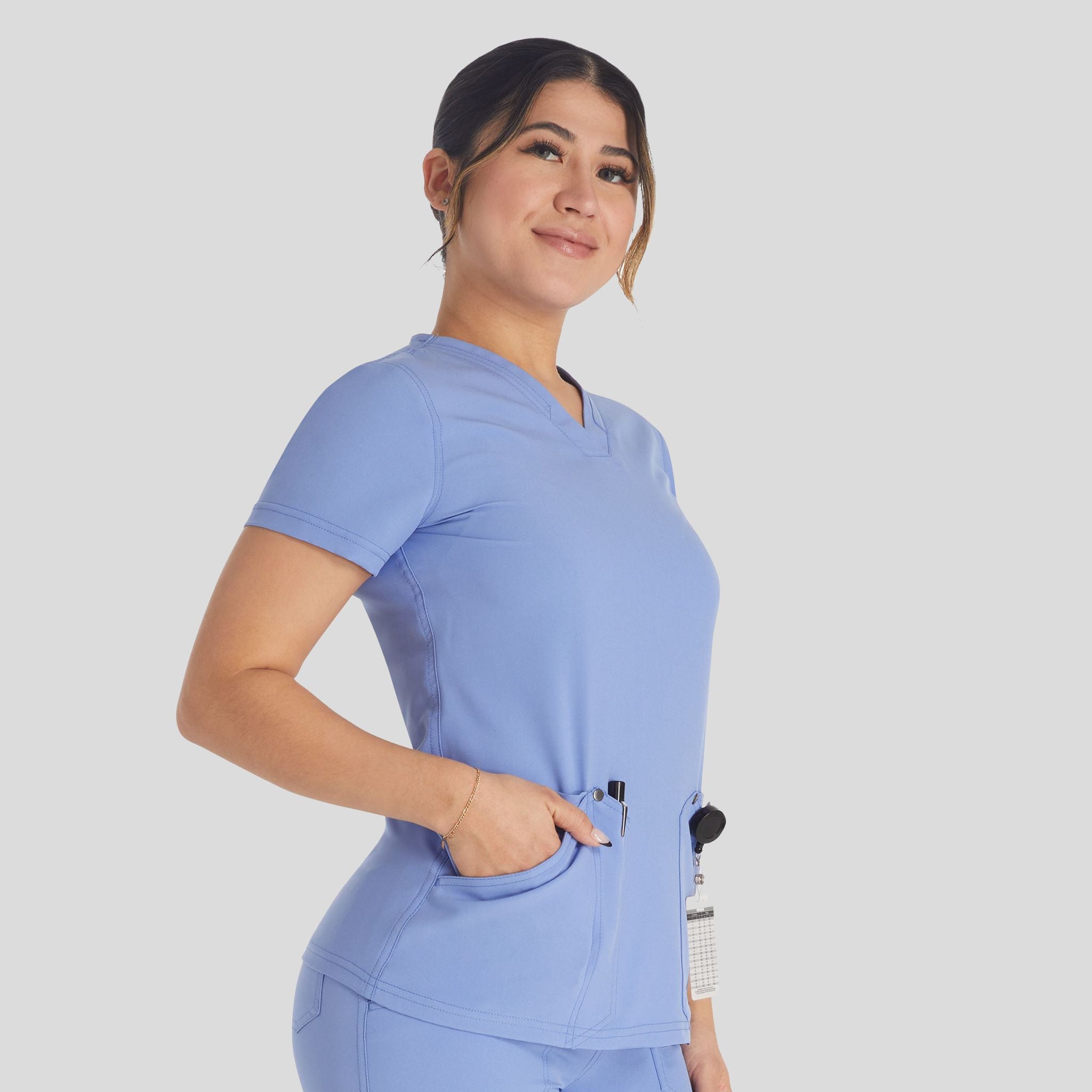 Women's V-Neck Scrub Top | Ciel