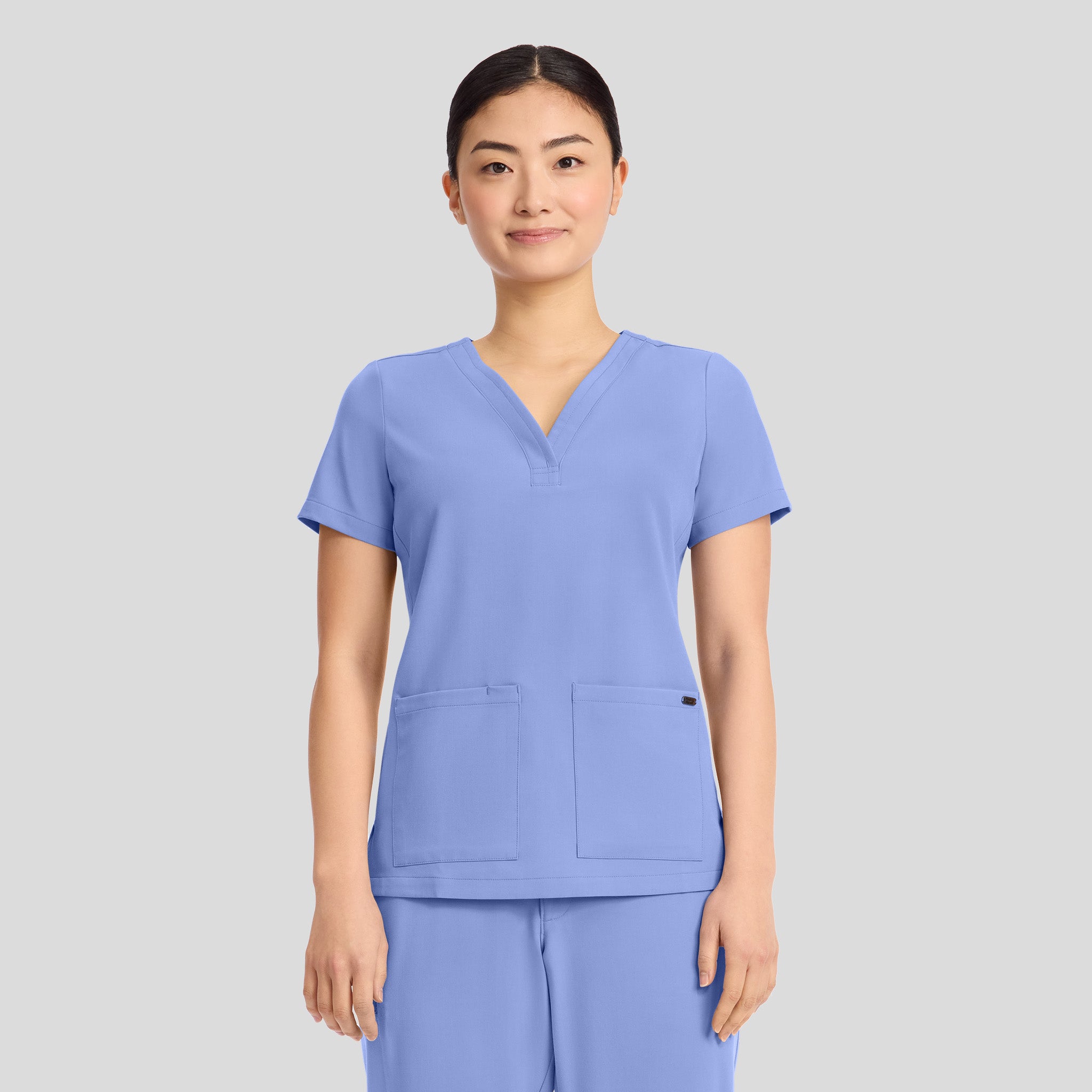 Women's Briana Y-Neck Scrub Top | Ciel