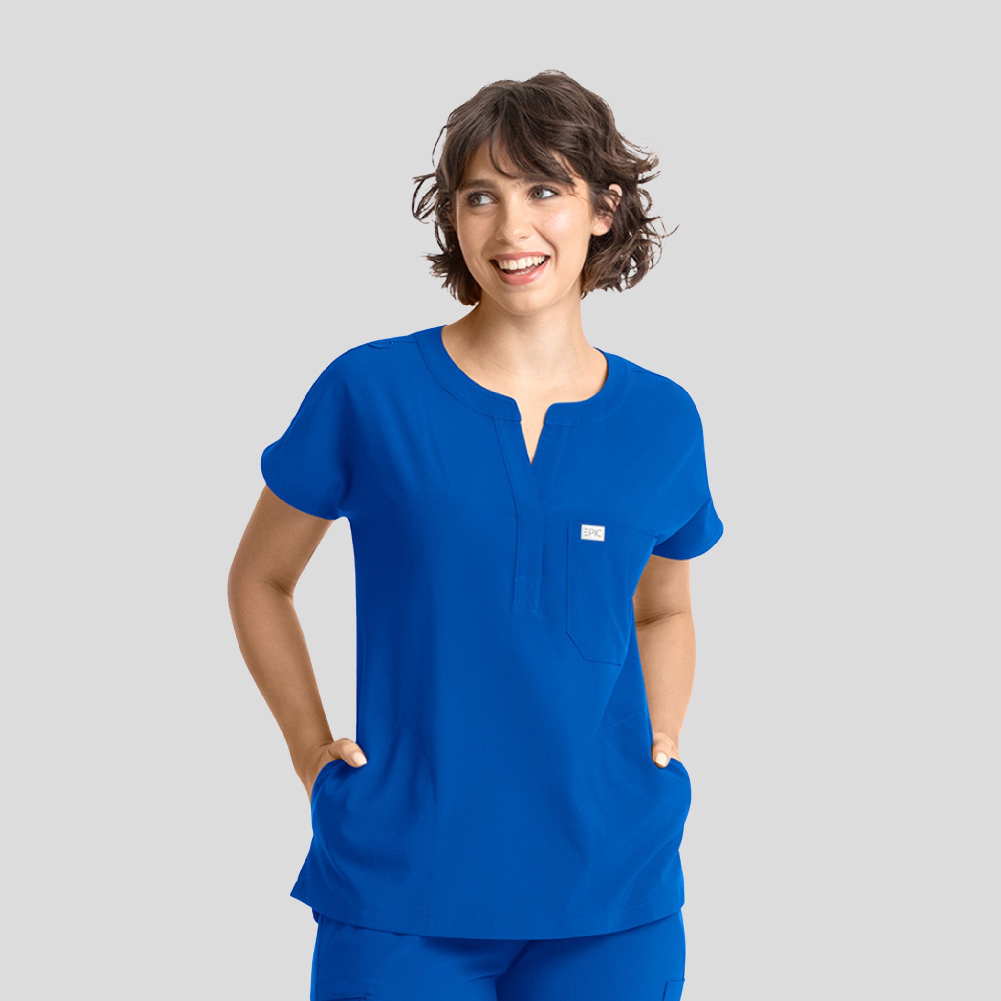 Womenβs Dolman 3 Pocket Top | Royal