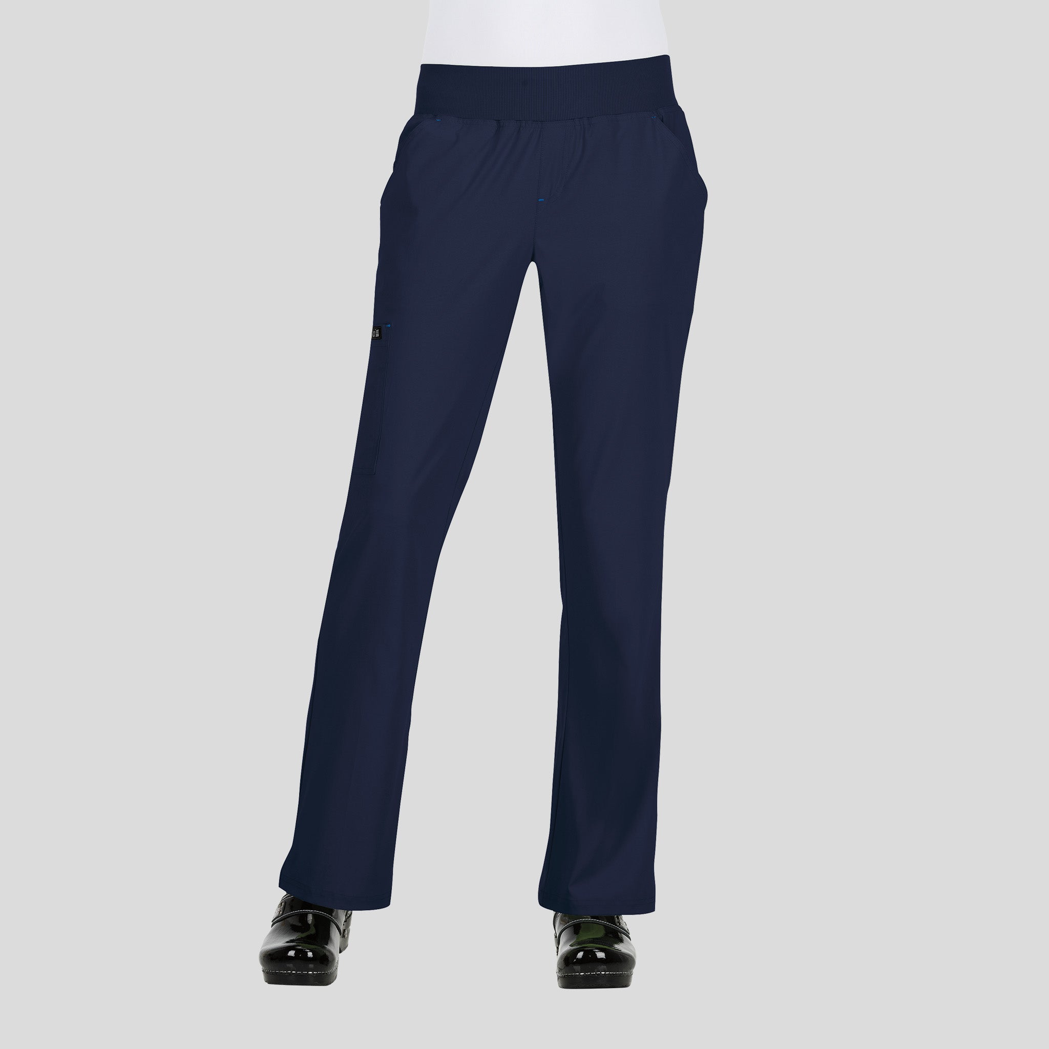Laurie Women's 6-Pocket Yoga-Style Scrub Pants | Navy
