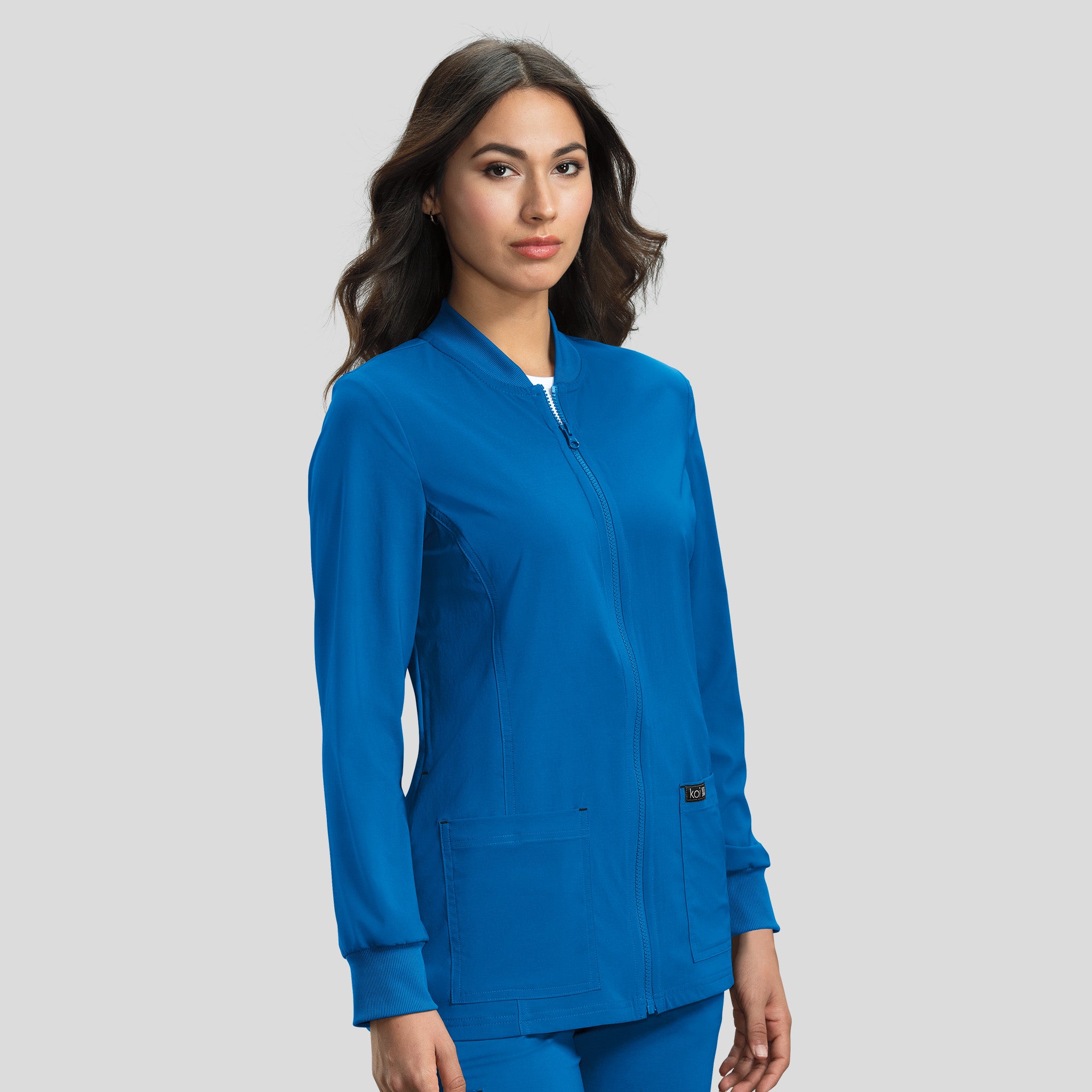 Andrea Women's 4-Pocket Stretch Jacket | Royal