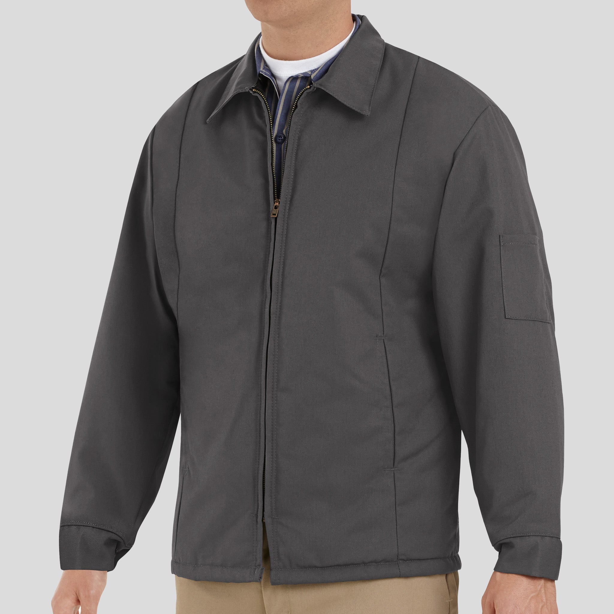 Perma-Lined Panel Jacket | Charcoal