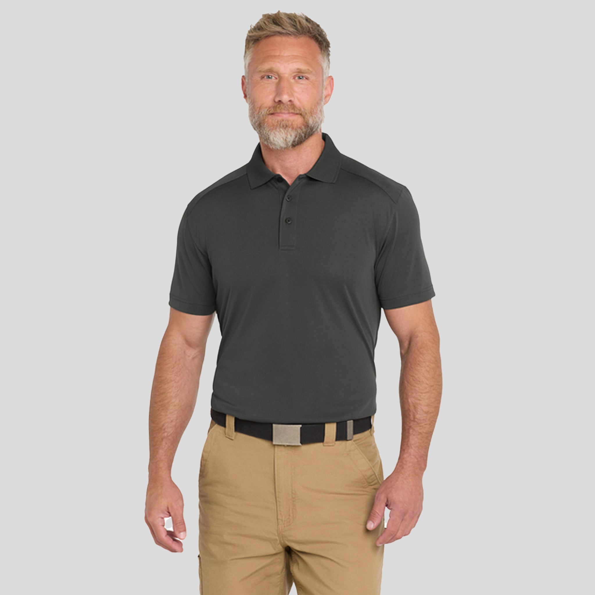 Men's Select Lightweight Snag-Proof Polo | Charcoal