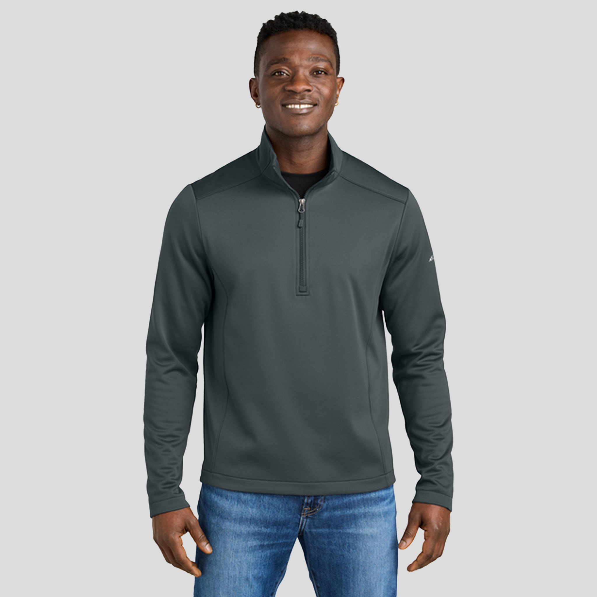 Smooth Mid Layer Fleece 1/2-Zip | Iron Gate