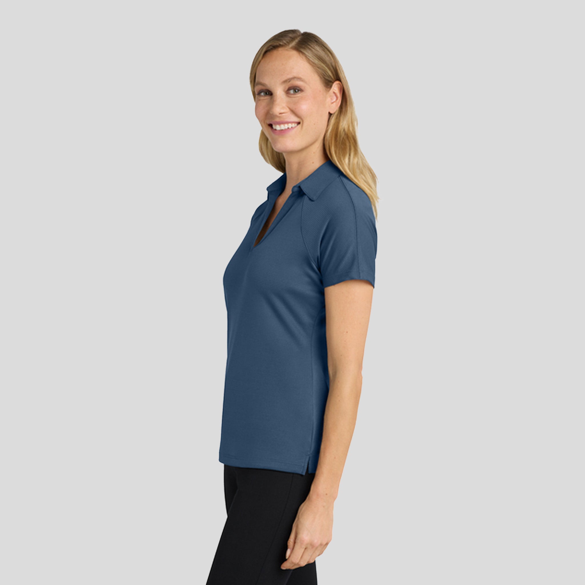 Women's Crossover Raglan Polo | Regatta Blue