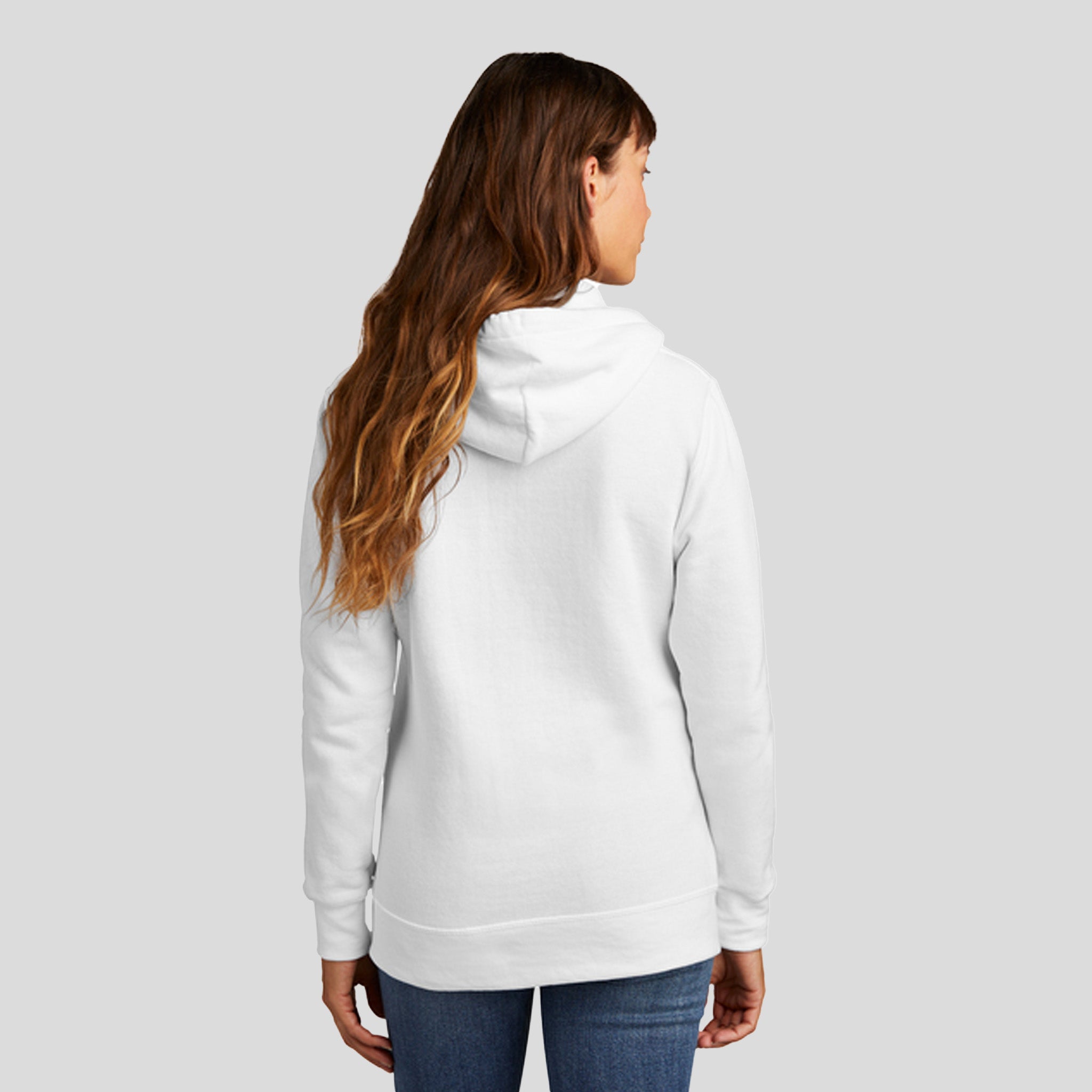 Women's Core Fleece Pullover Hooded Sweatshirt | White