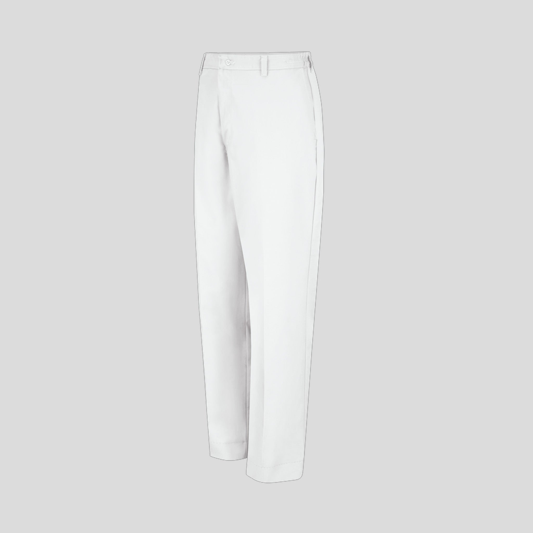 Men's Elastic Insert Work Pant | White