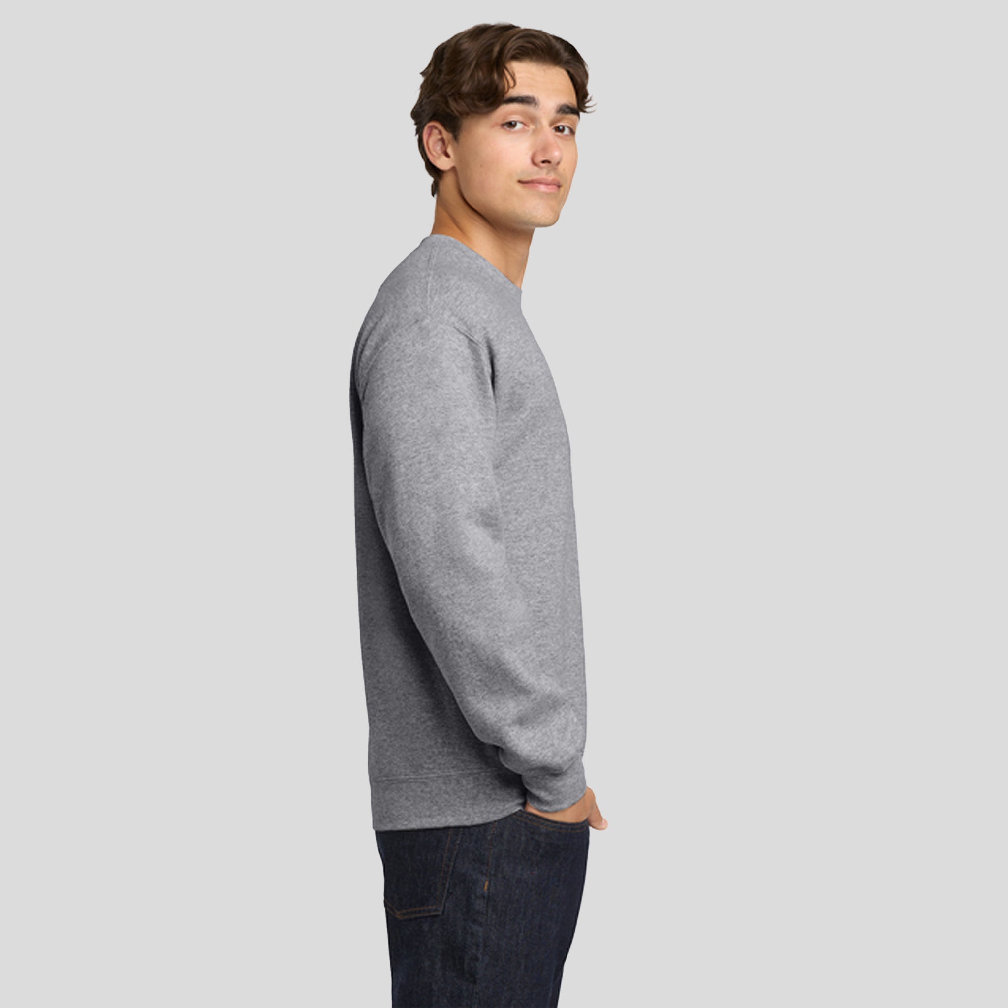 Heavy Blendβ’ Crewneck Sweatshirt | Sport Grey