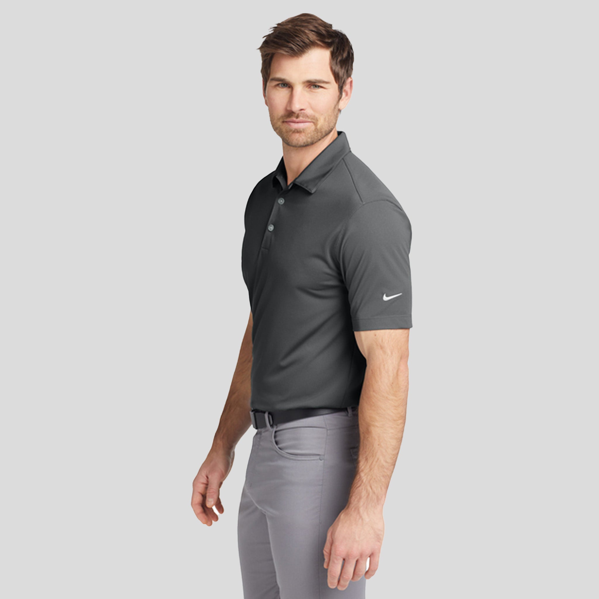 Dri-FIT Vertical Mesh Polo | Anthracite