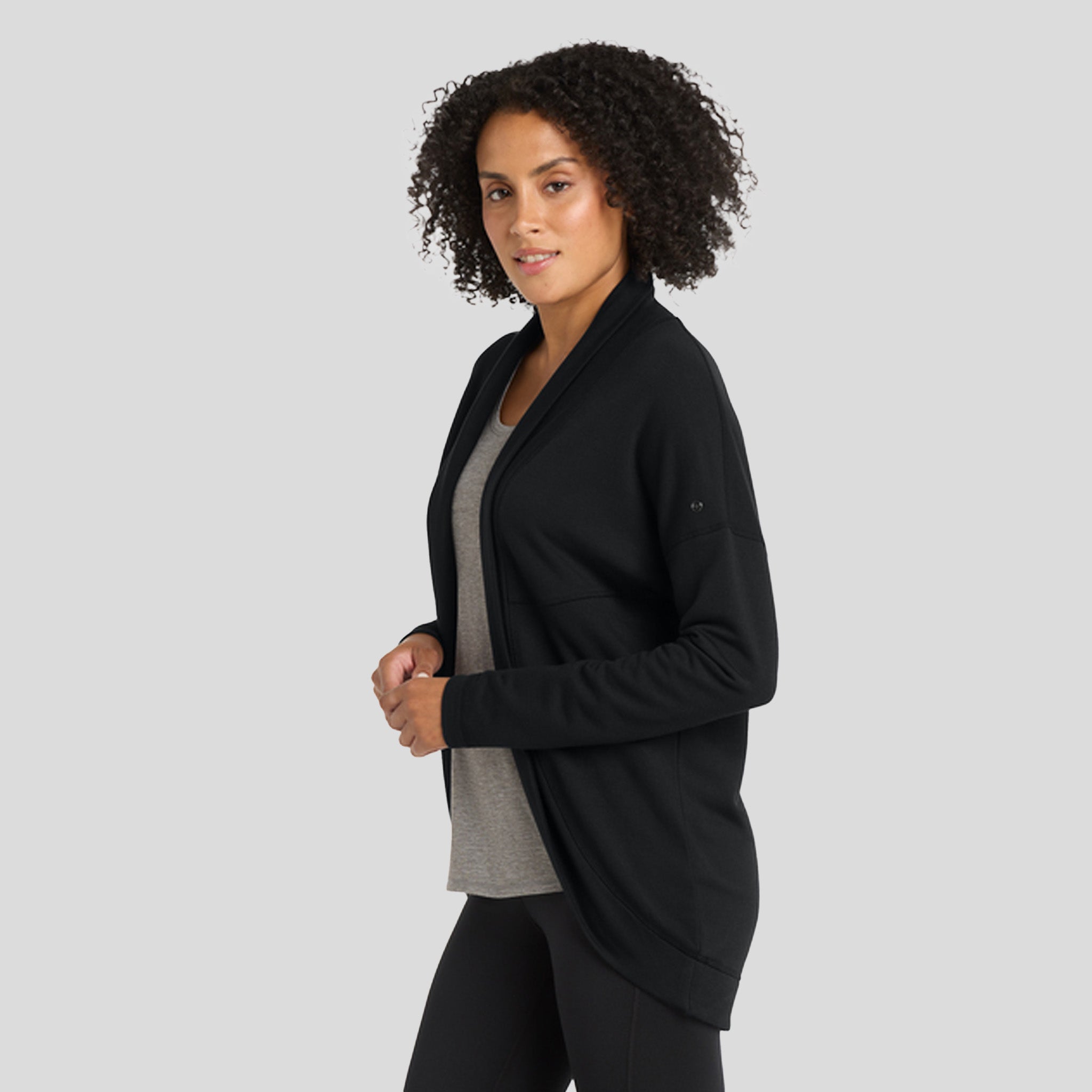 Women's Luuma Cocoon Fleece | Black