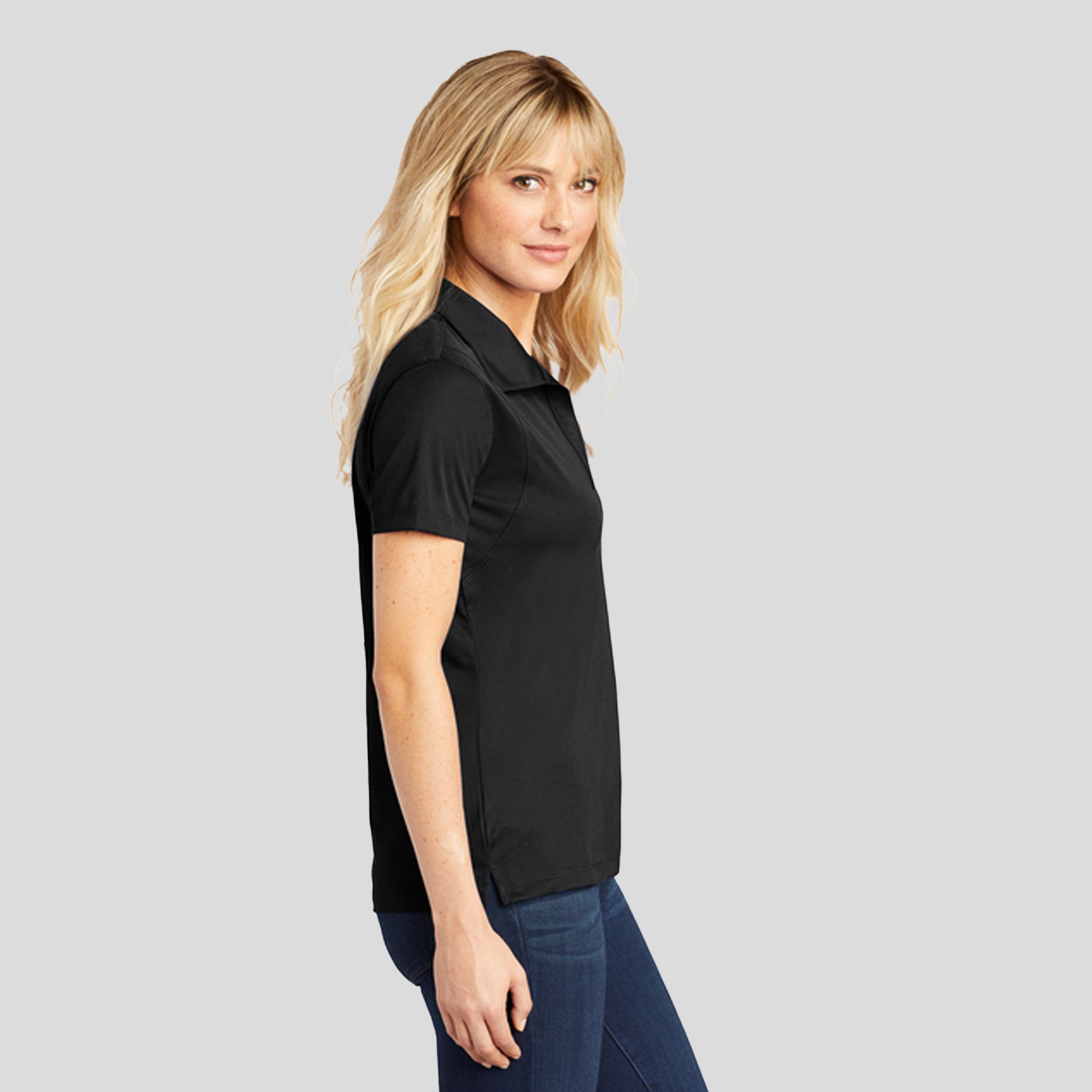 Women's Micropique Sport-Wickยฎ Polo | Black