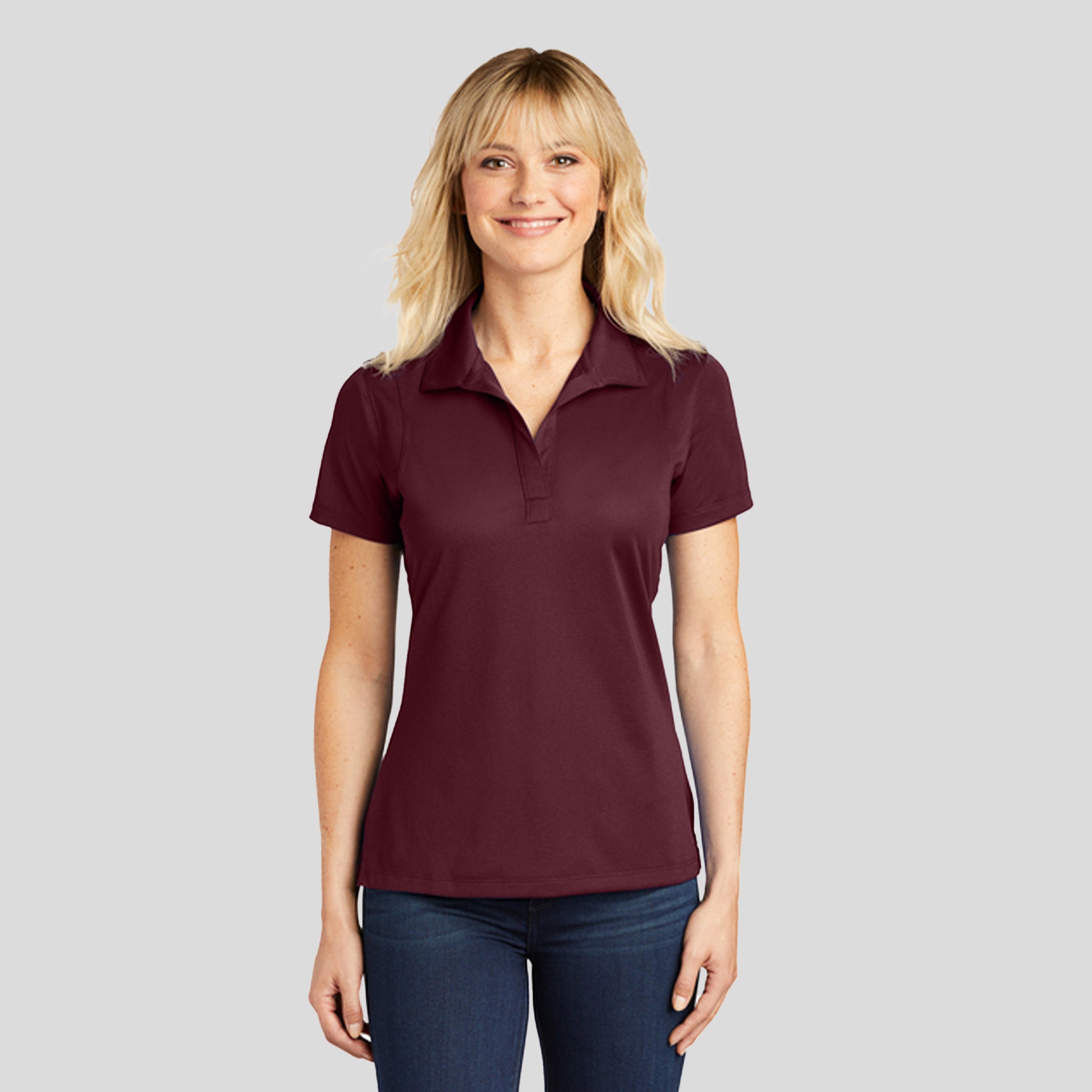 Women's Micropique Sport-Wickยฎ Polo | Maroon