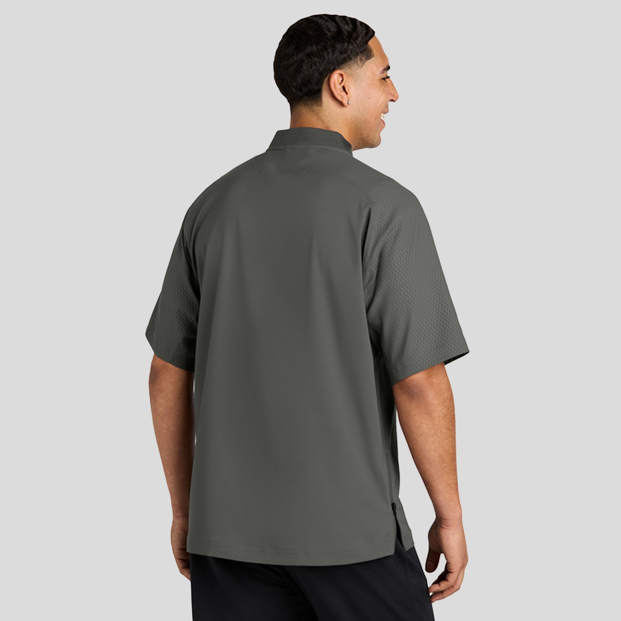 Cage Short Sleeve 1/4-Zip Jacket | Graphite