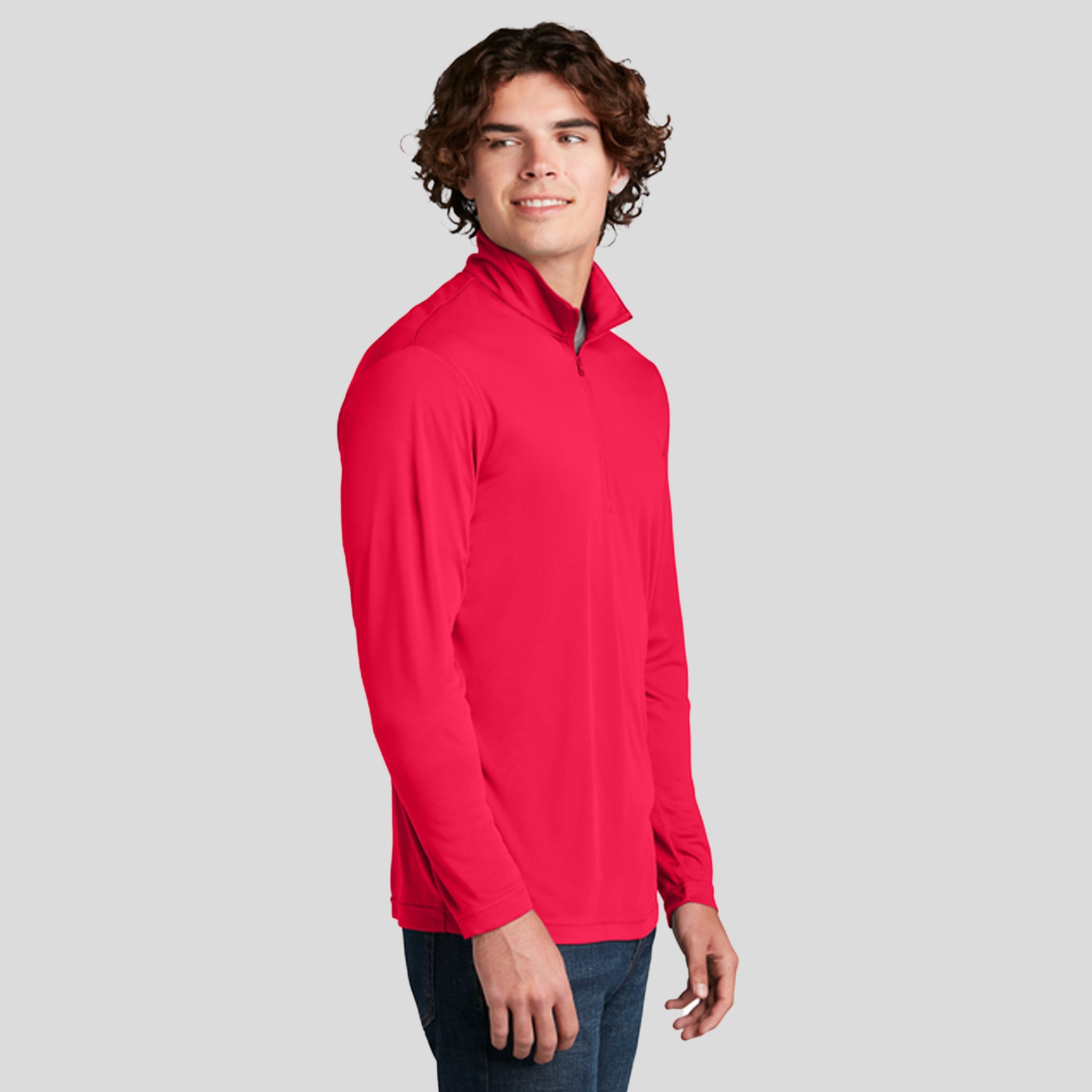 PosiChargeยฎ Competitorโข 1/4-Zip Pullover | Red