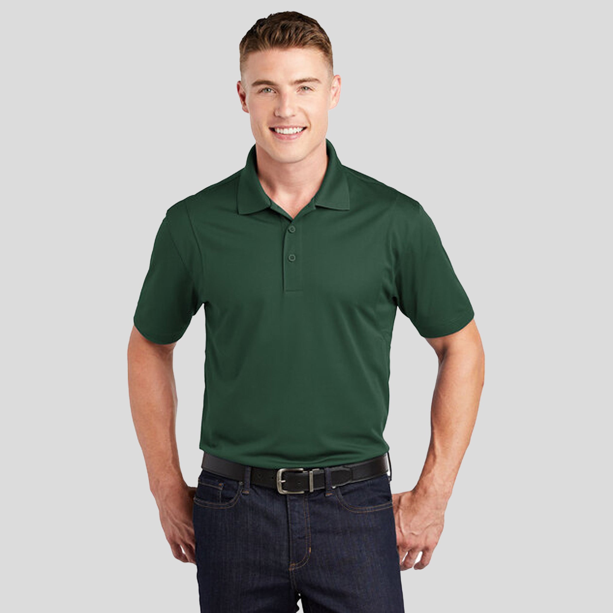 Micropique Sport-Wickยฎ Polo | Forest Green