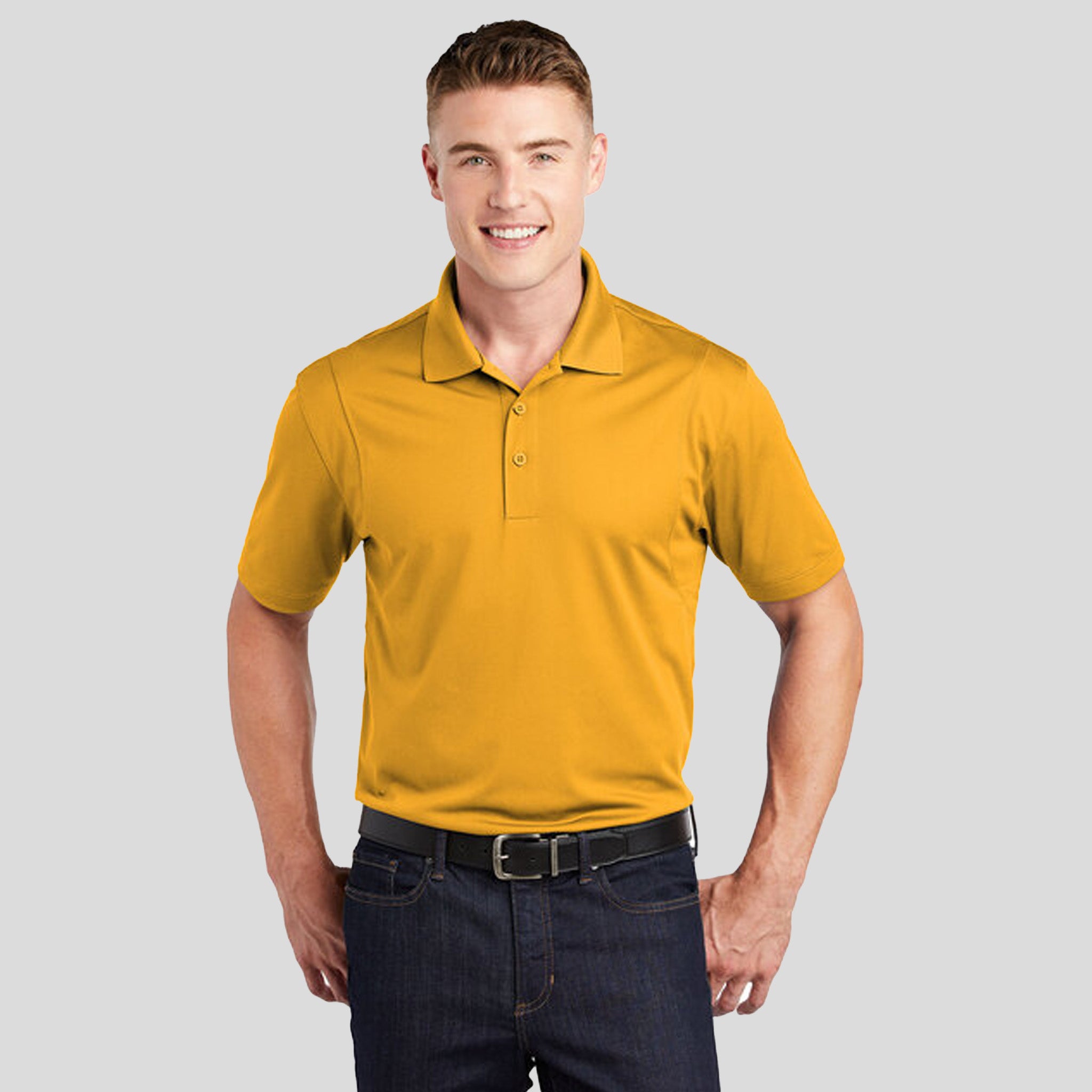 Micropique Sport-Wickยฎ Polo | Gold