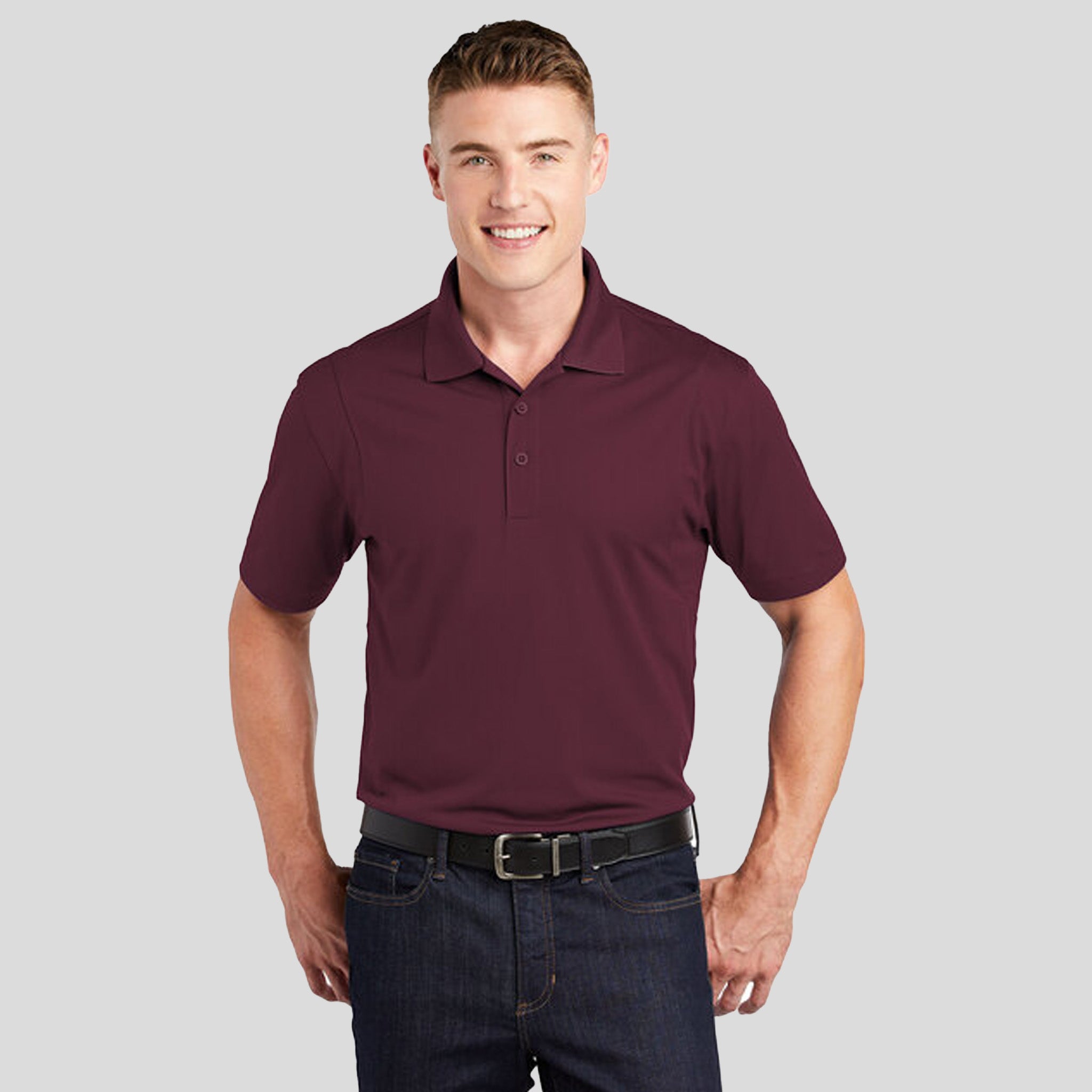 Micropique Sport-Wickยฎ Polo | Maroon