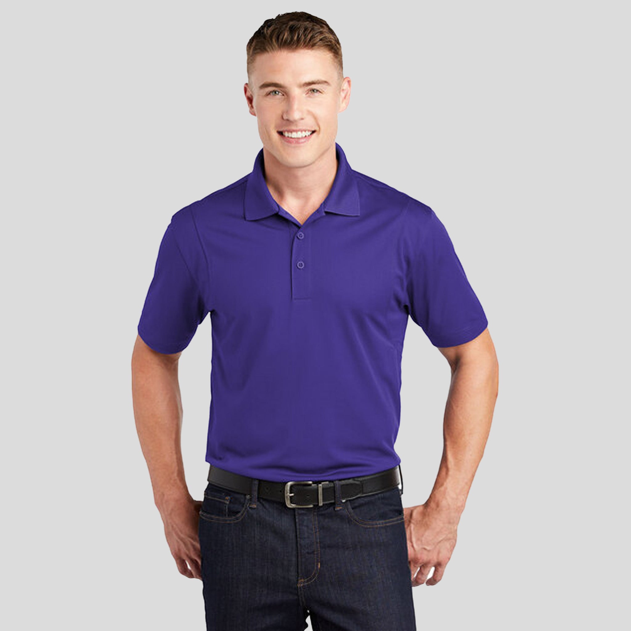 Micropique Sport-Wickยฎ Polo | Purple