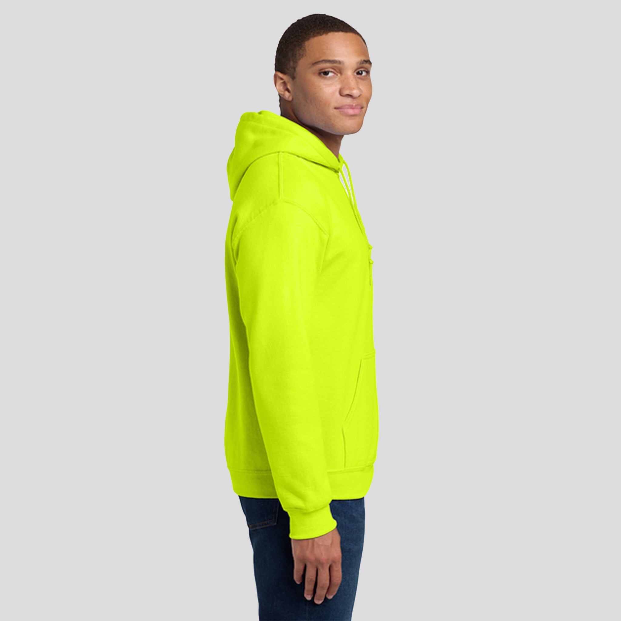 Heavy Blendβ’ Hooded Sweatshirt | Safety Green