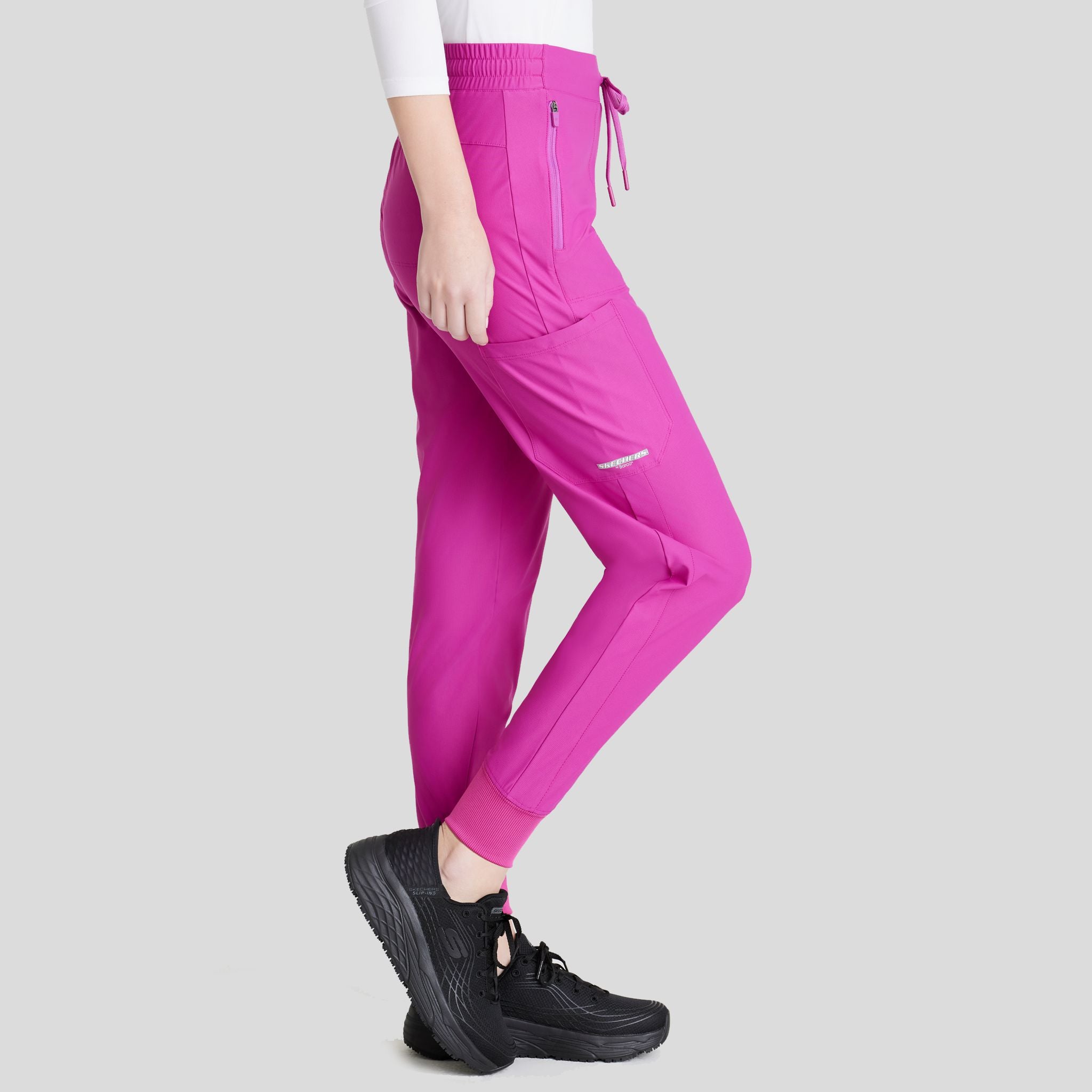 Pace 5-Pocket Ribbed Cuff Jogger | Deep Magenta