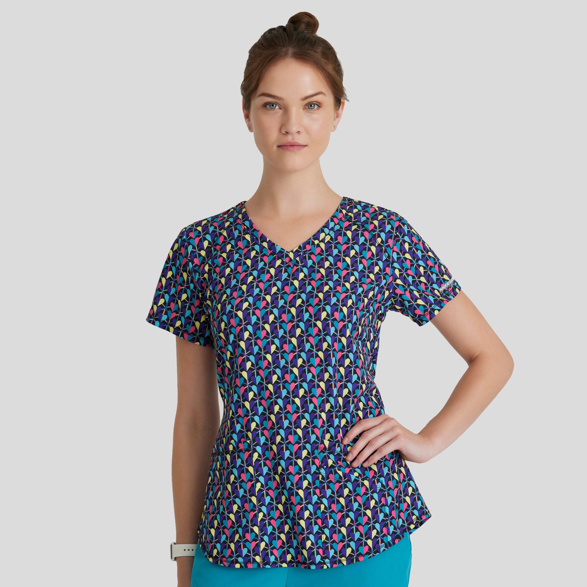 Essence Print Top | Deco Hearts