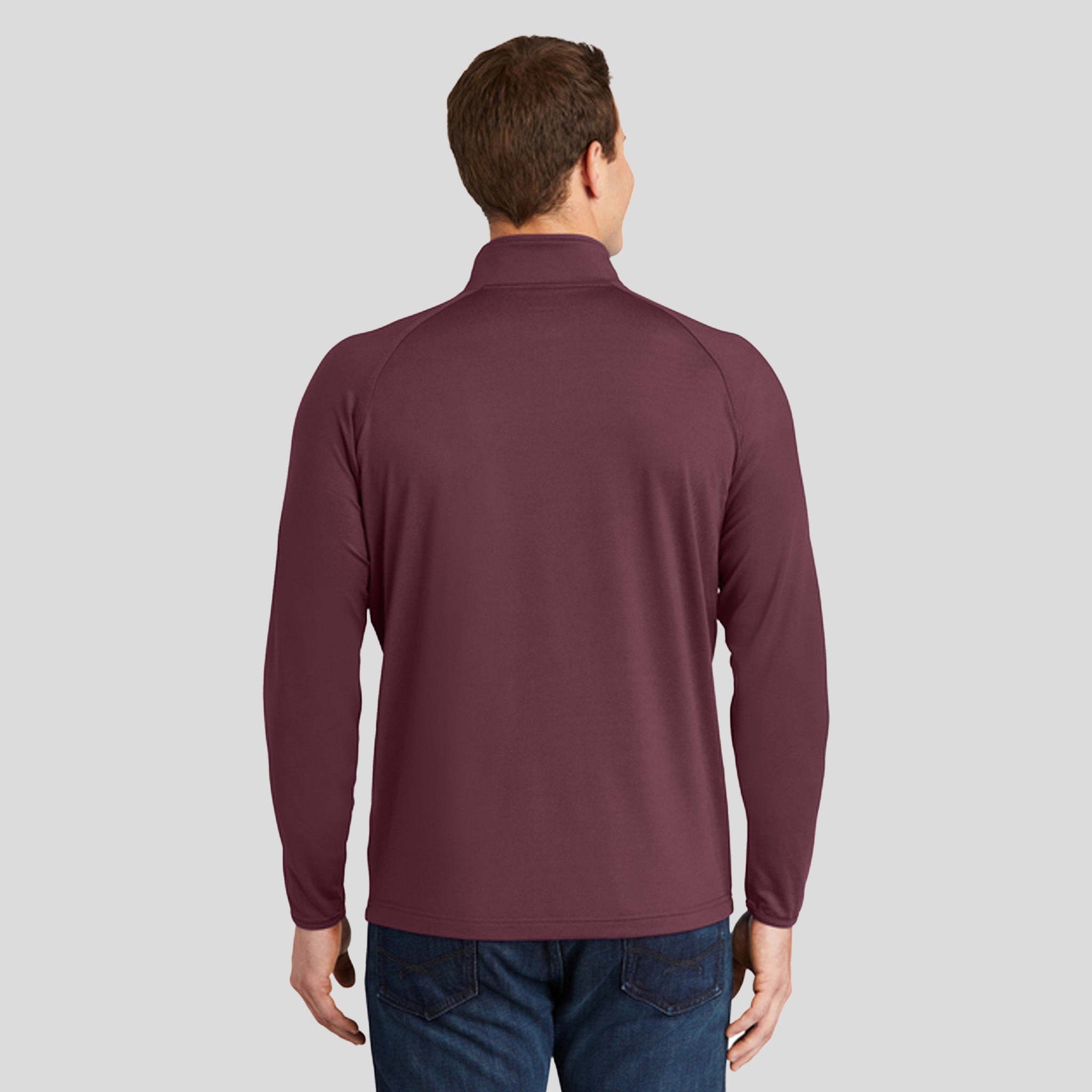 Sport-Wickยฎ Stretch 1/4-Zip Pullover | Maroon
