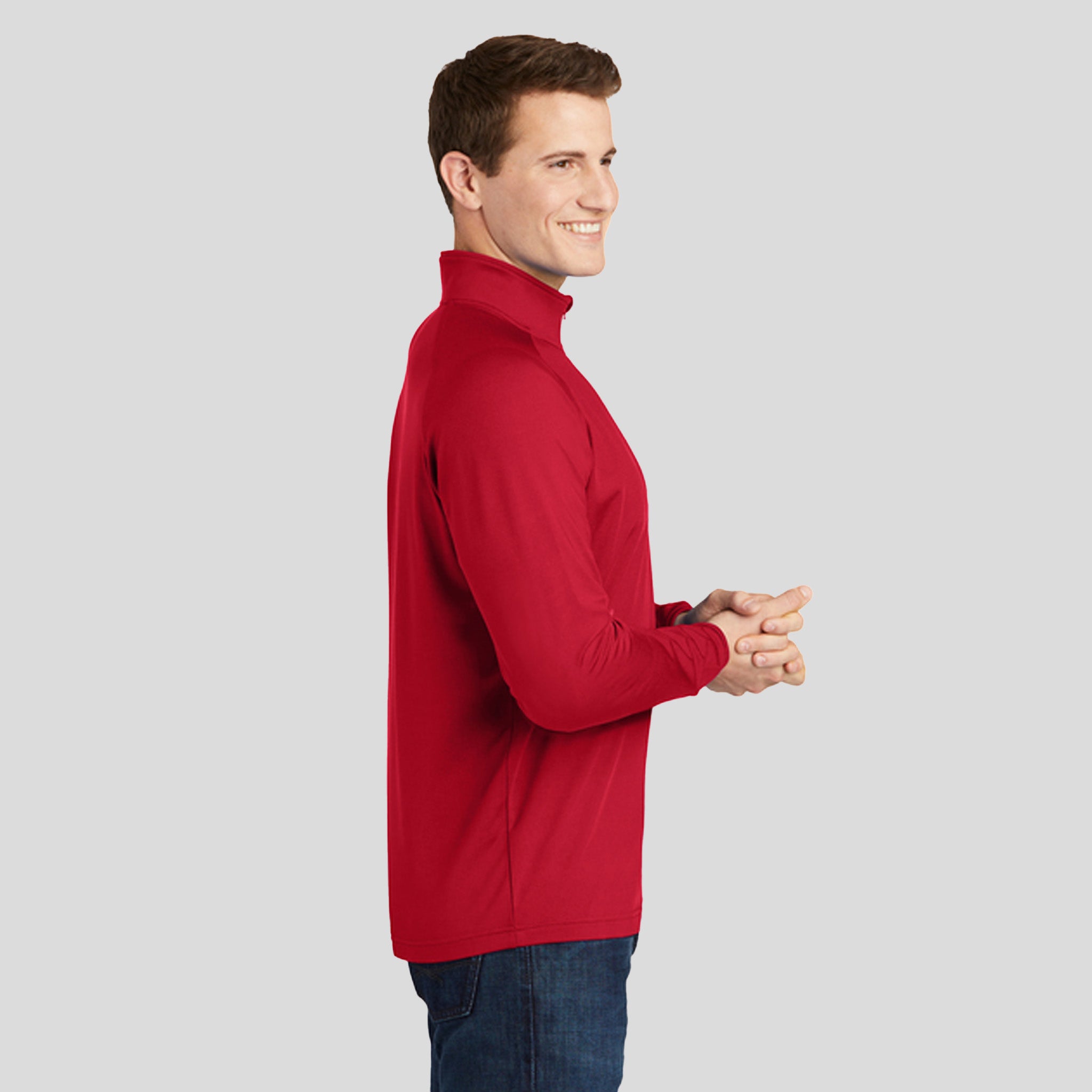 Sport-Wickยฎ Stretch 1/4-Zip Pullover | True Red