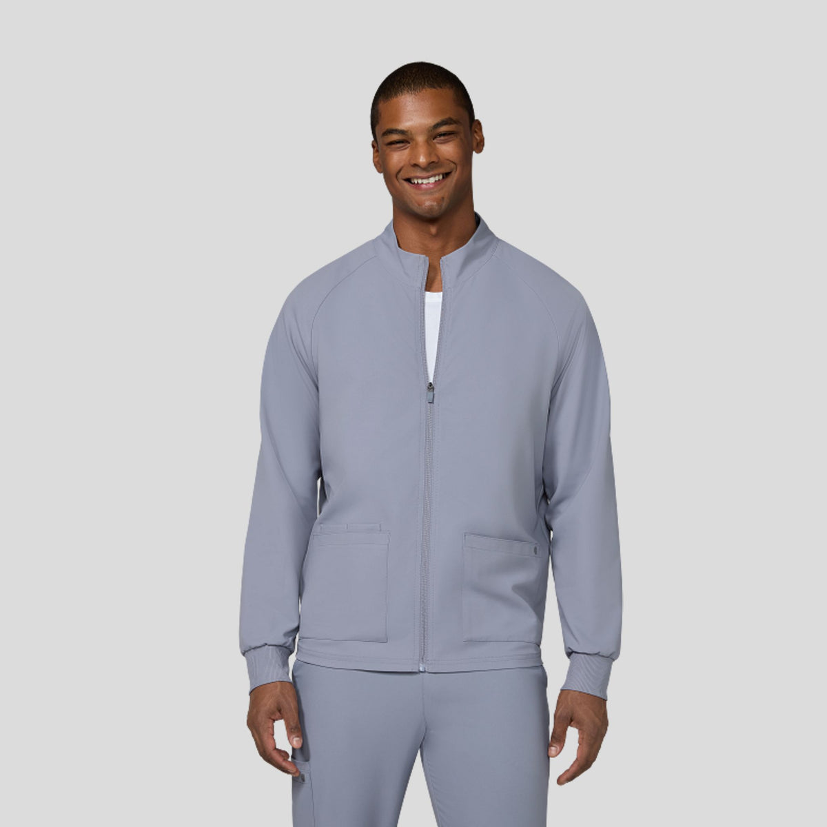 Alpha Mens Jacket | Platinum Grey