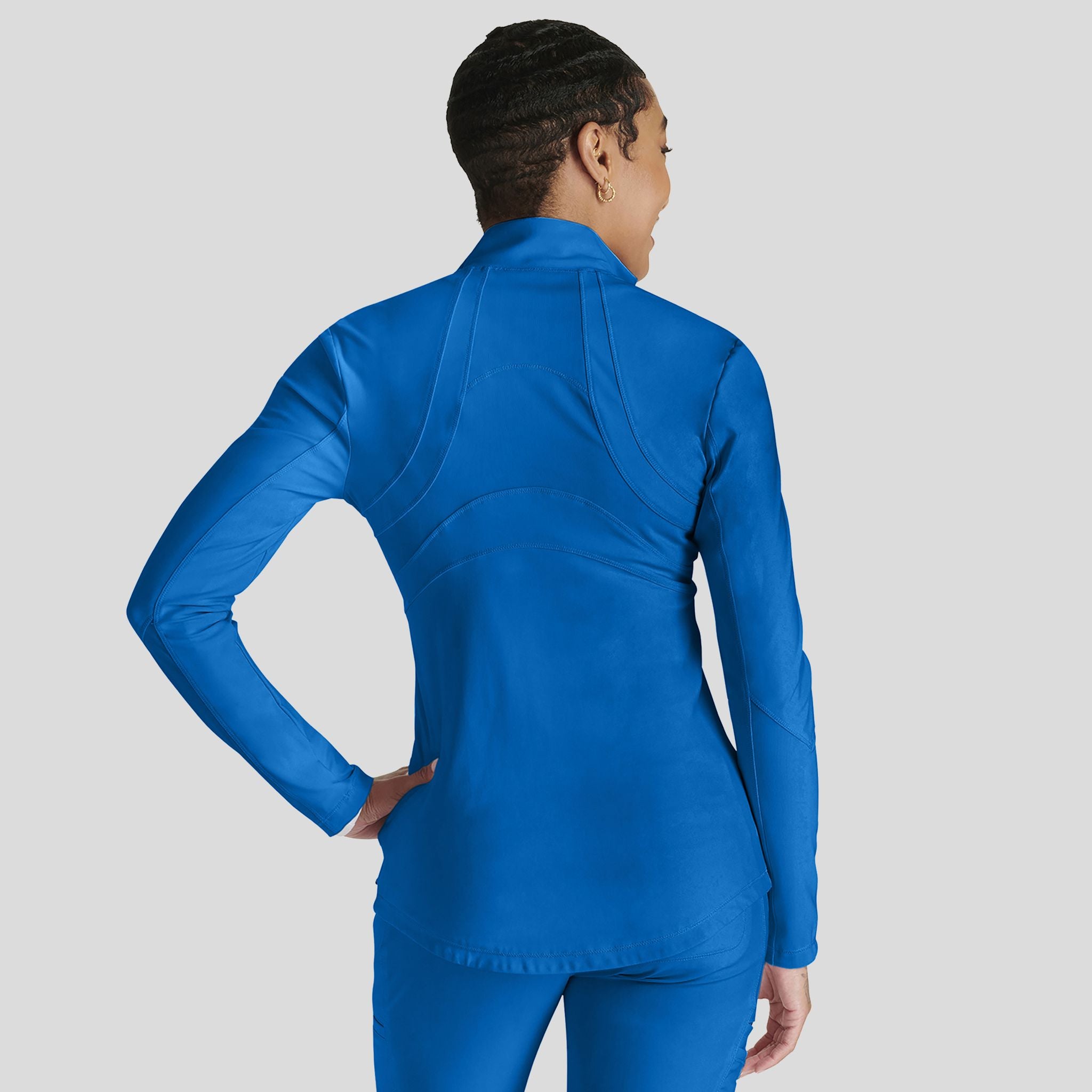 Zip Front Jacket | Royal