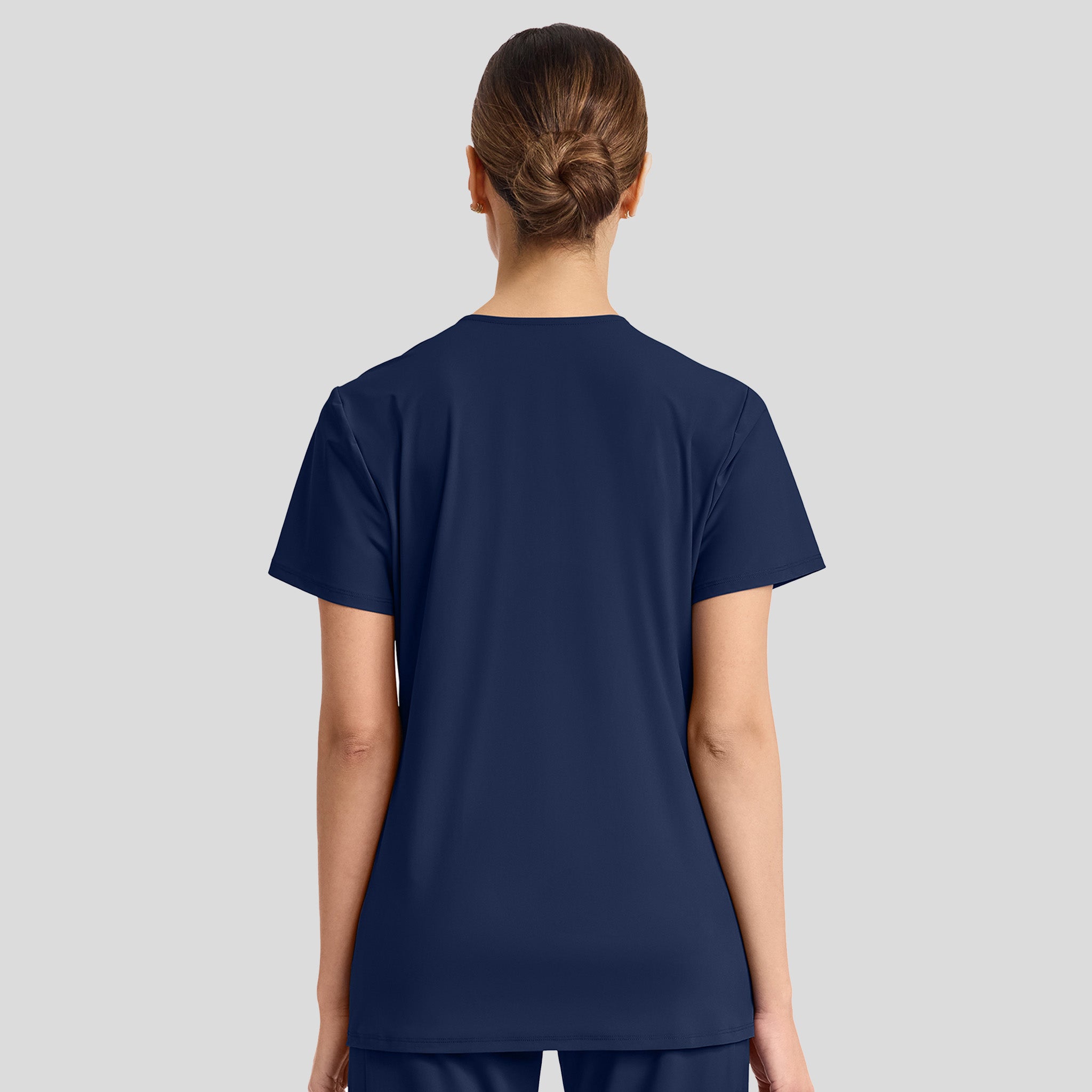 Infinity Pursuit V-Neck Top | Navy