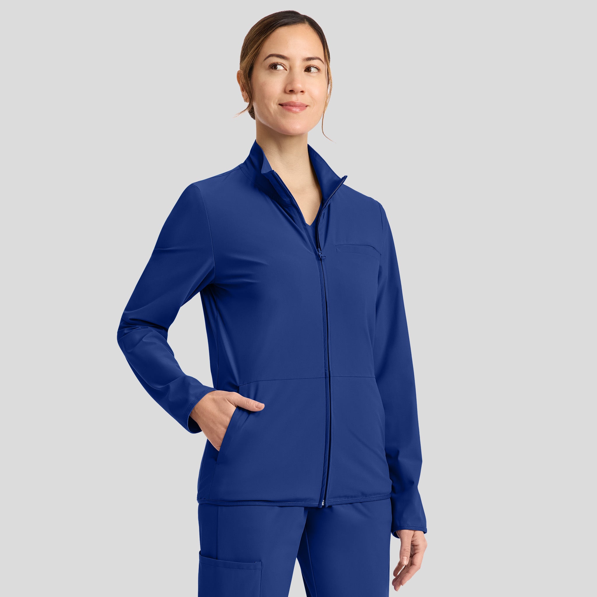 3-Pocket Warm-up Jacket | Royal