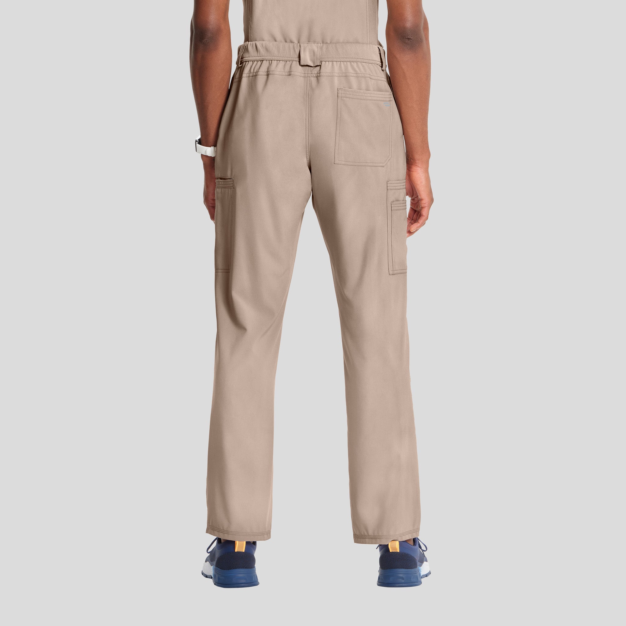 Men's Zip Fly Cargo Scrub Pant | Khaki