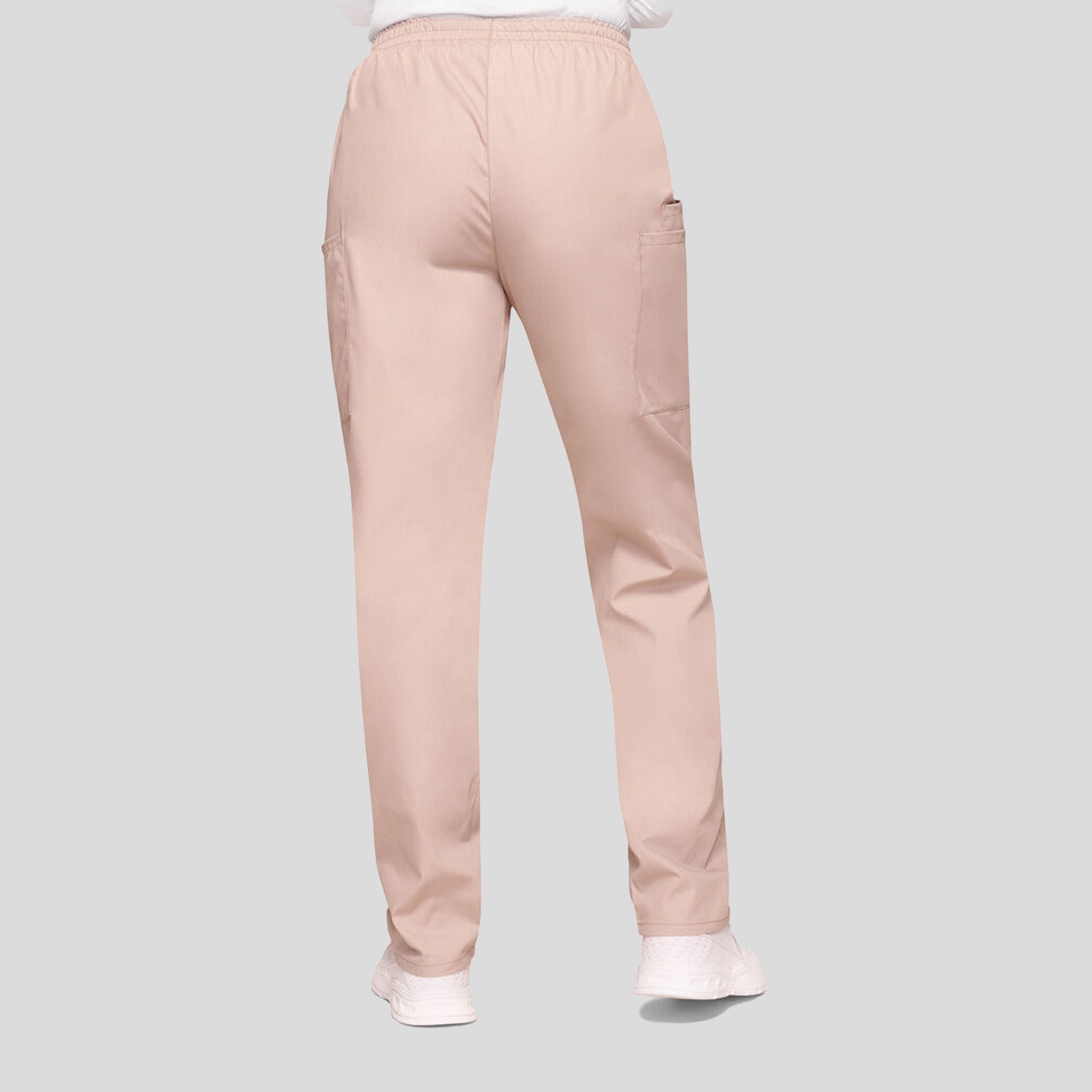 Elastic Waist Utility Scrub Pant | Khaki