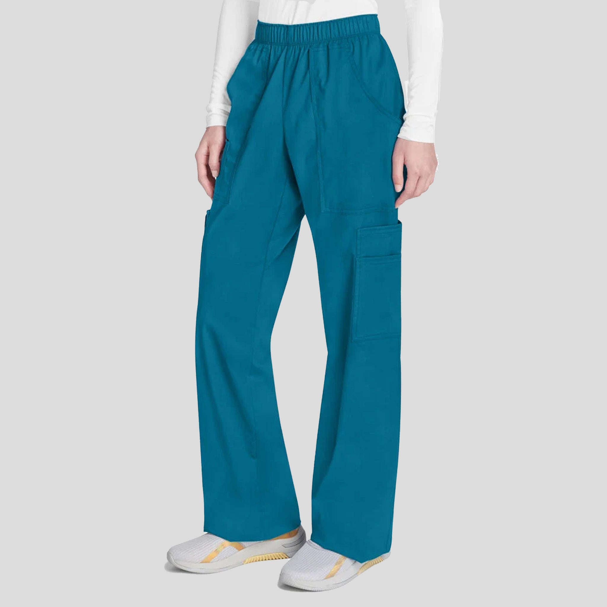 Elastic Waist Scrub Pant | Caribbean