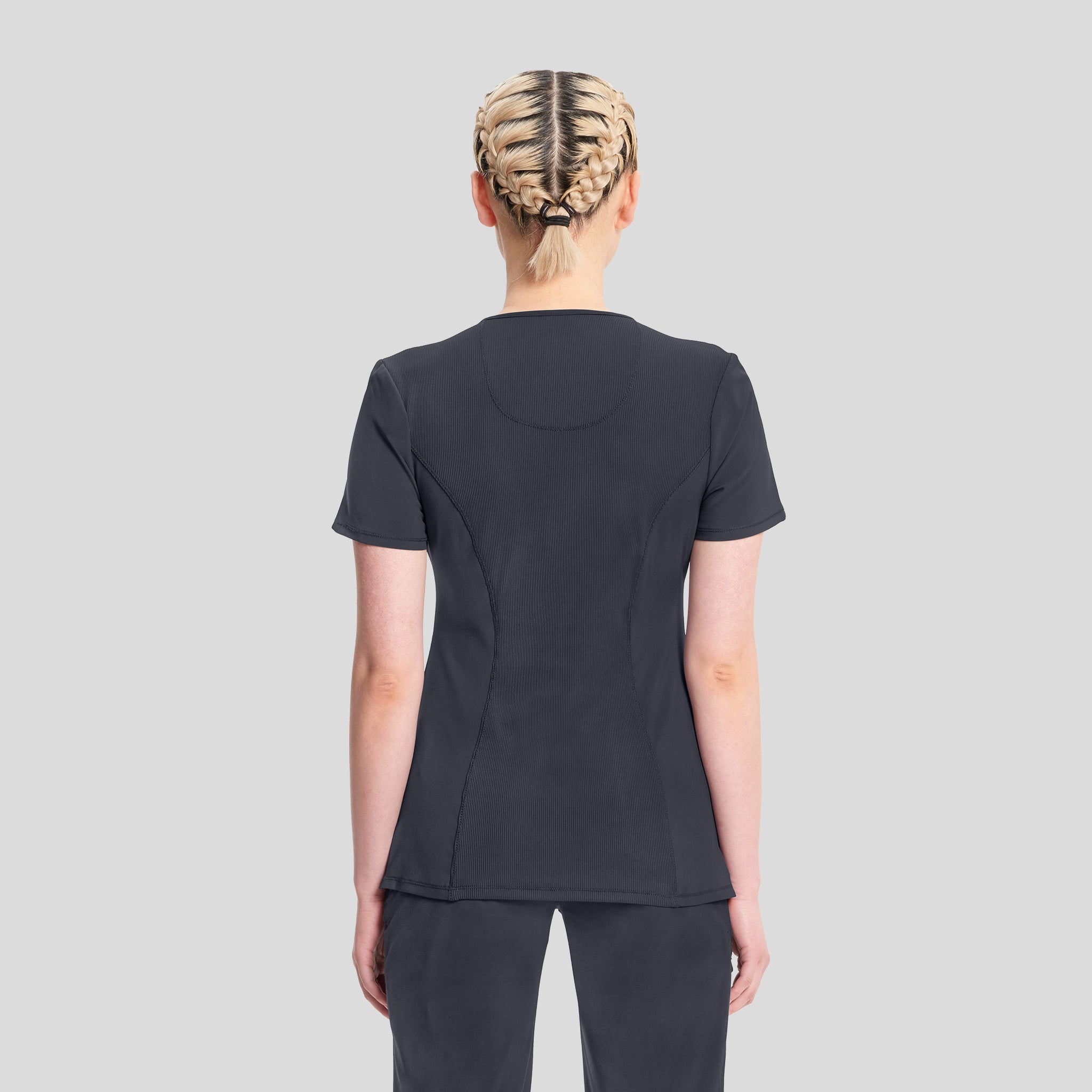 Women's Round Neck Top | Pewter