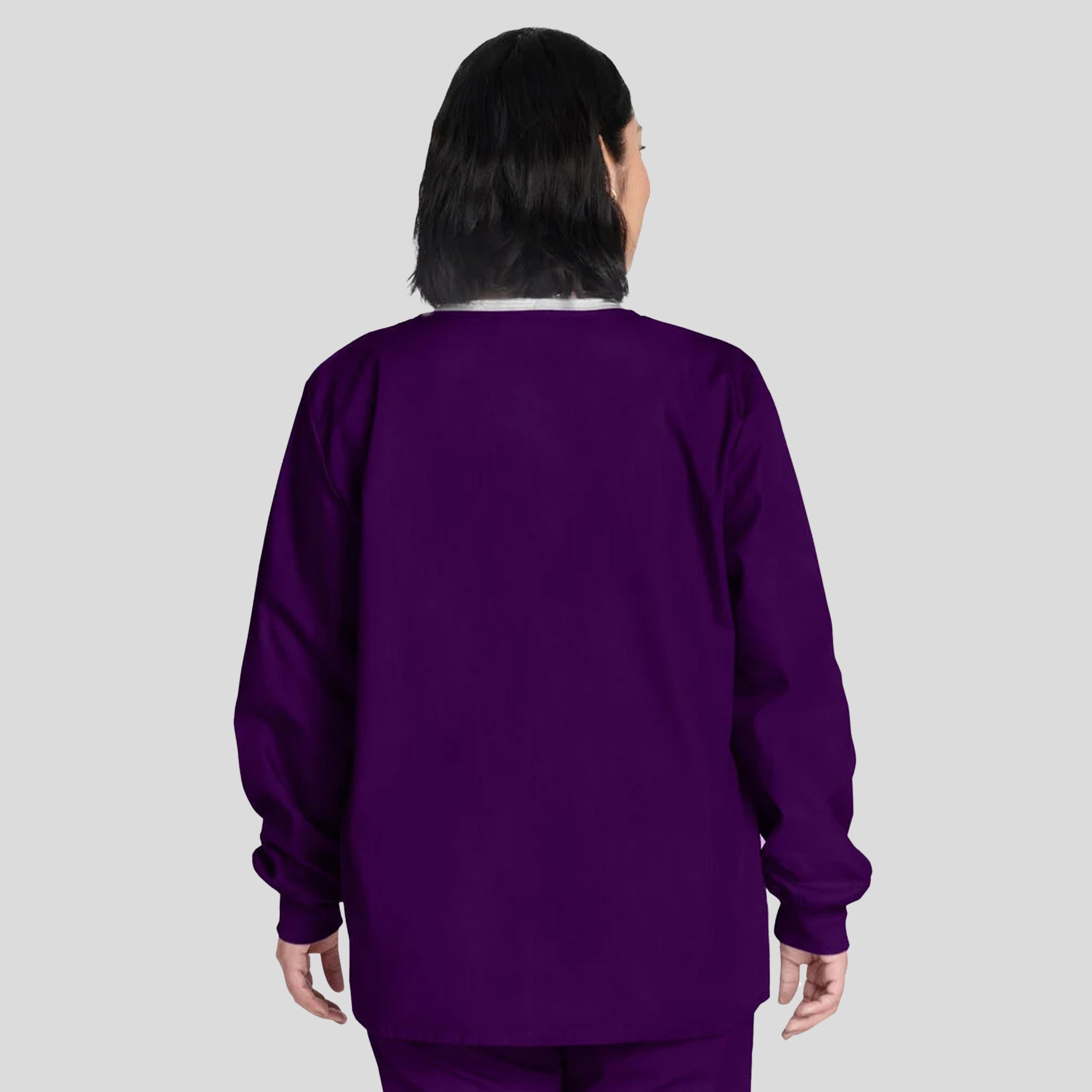 Women's Snap Front Jacket | Eggplant