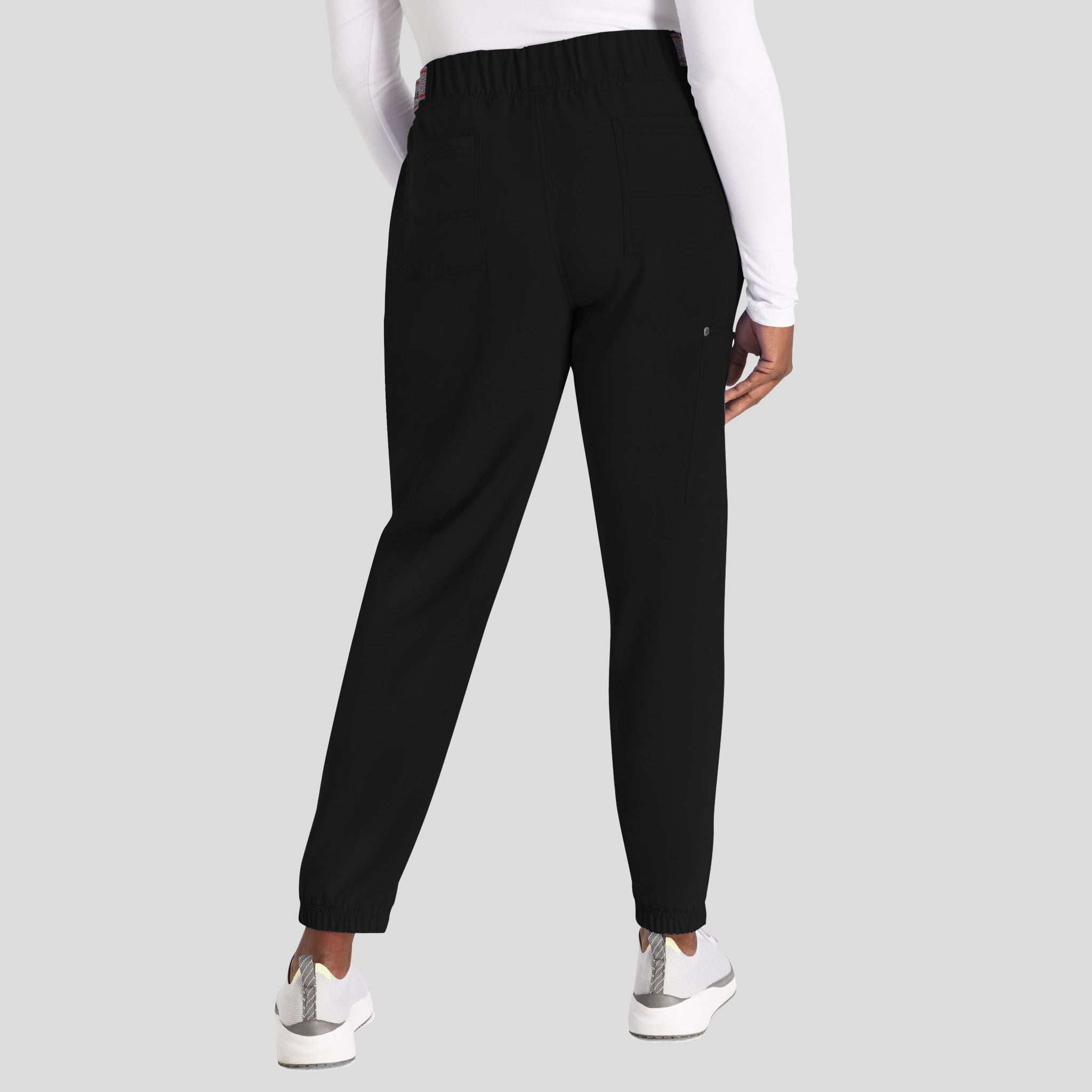 Women's Mid Rise Jogger Scrub Pant | Black