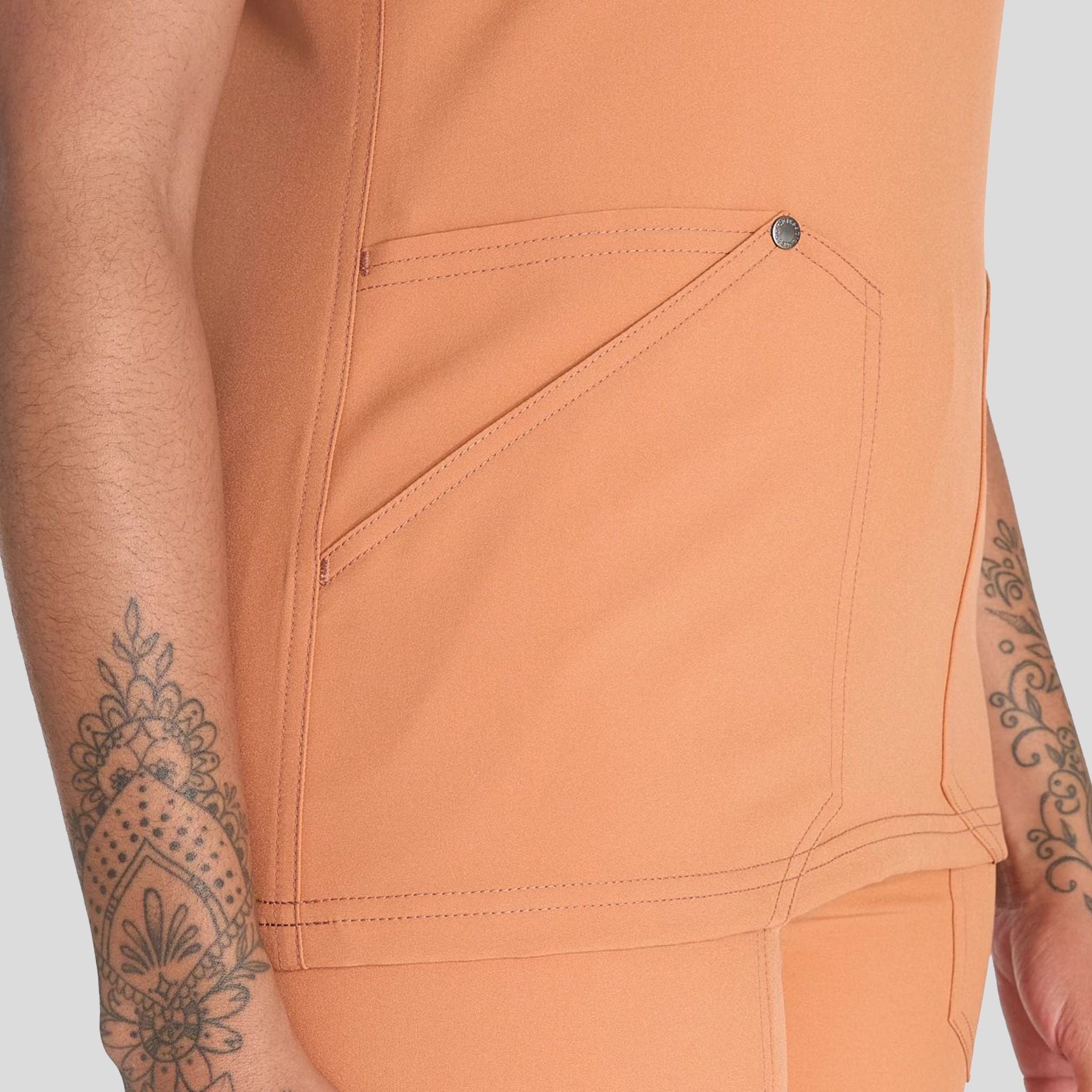 Women's V-Neck Scrub Top | Ginger Glow