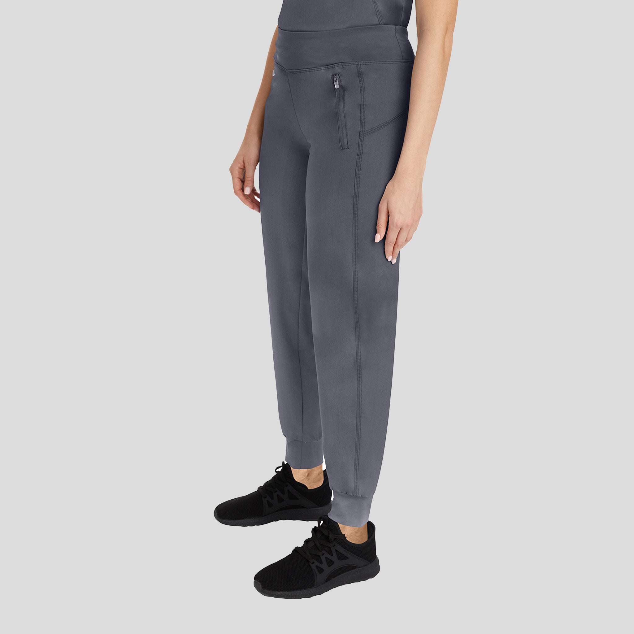Tara Yoga Jogger Scrub Pant | Pewter