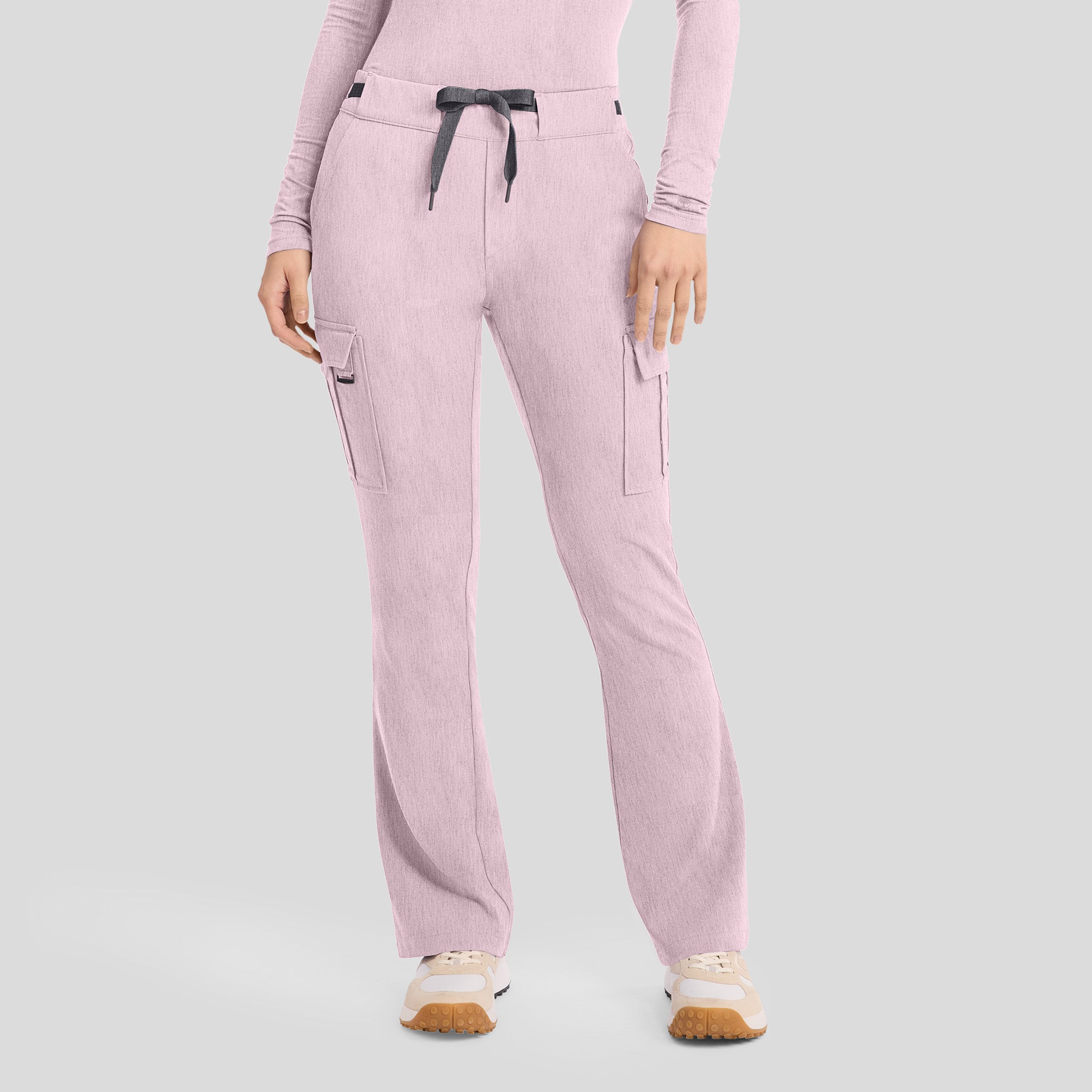 Women's Blair Flare Leg Scrub Pant | Pink Pearl