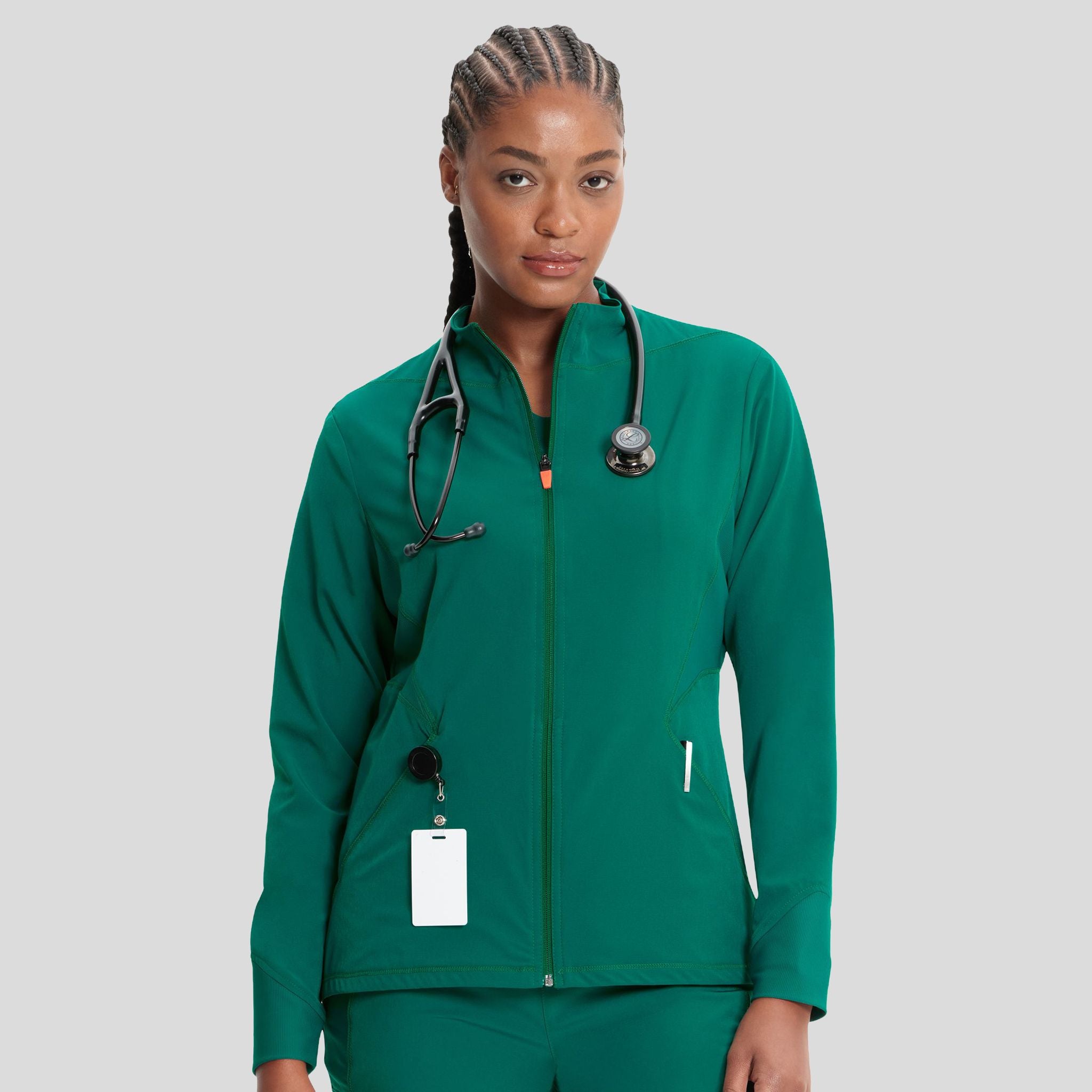 Zip Front Jacket | Hunter