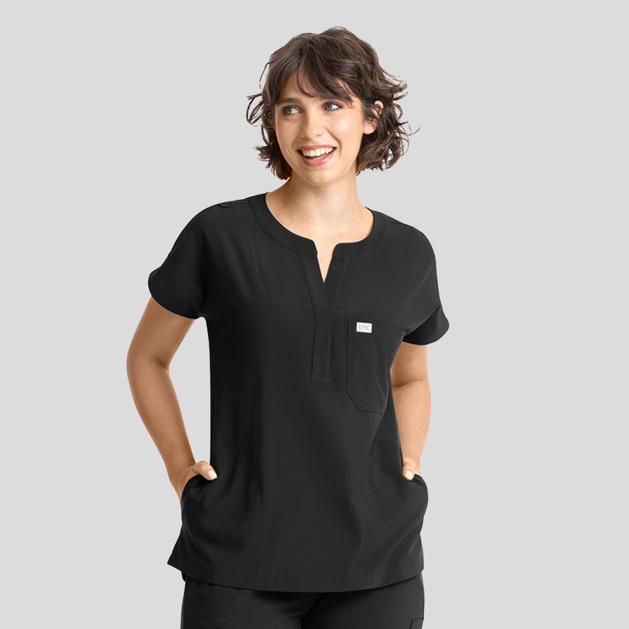 Women’s Dolman 3 Pocket Top | Black